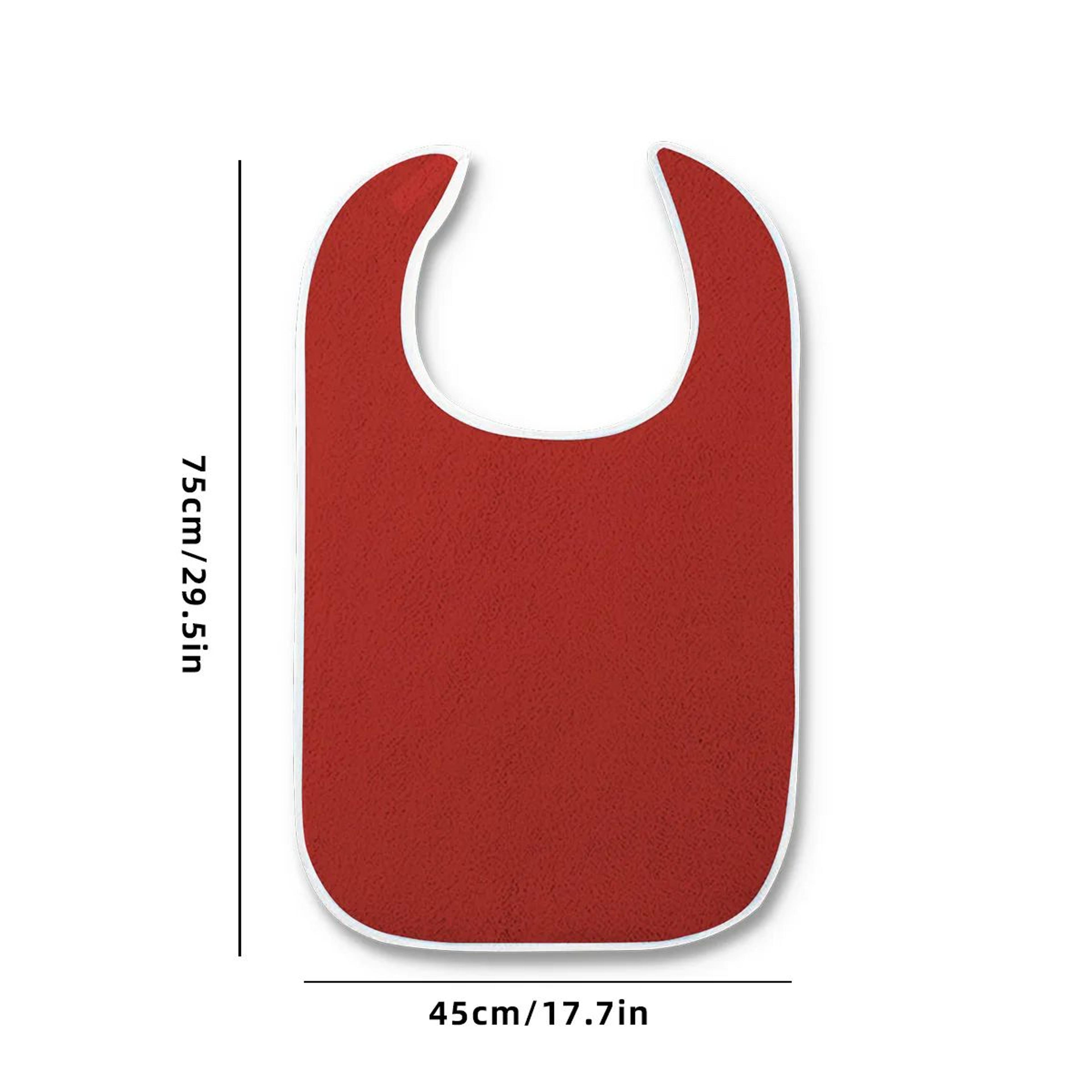 Adult Bibs For Elderly  Adults  Adjustable Machine Washable Eating Protectors With Towel Wipe 7