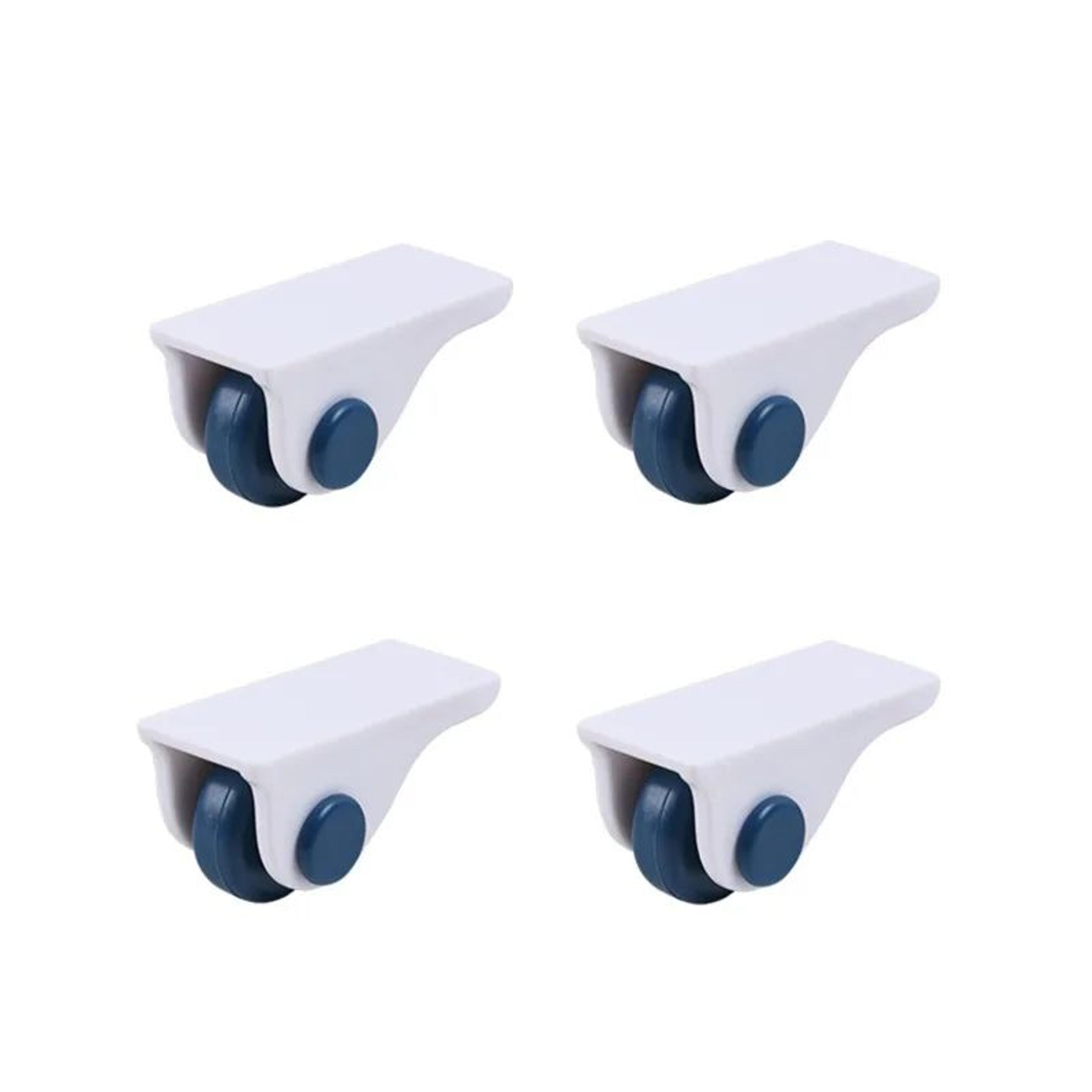 Self Adhesive Furniture Casters  No Noise No Scratch Sliding Rollers For Storage Boxes  Trash Cans  7