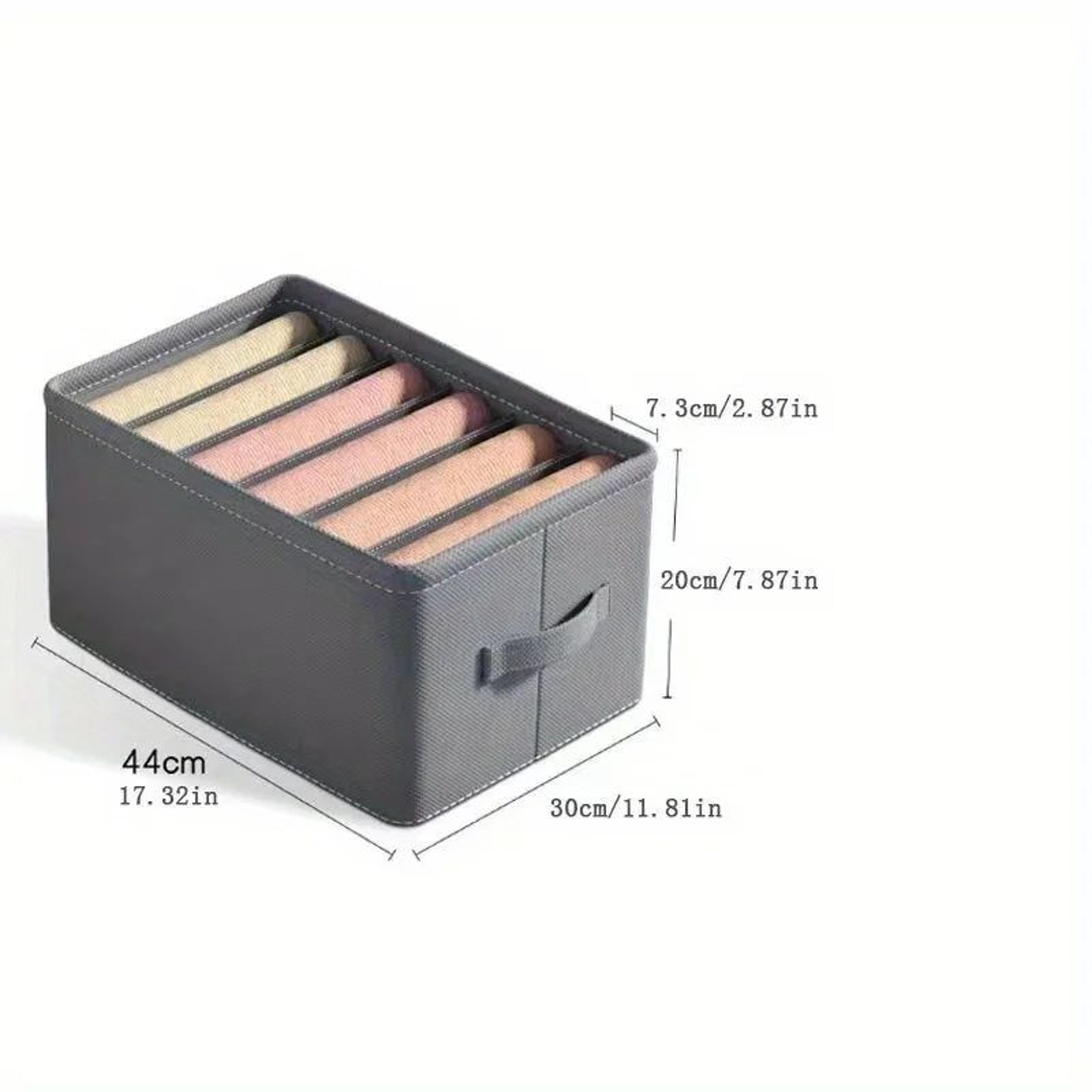 PP Board Clothes Storage Box Organizer  Divided Closet Organizer For Jeans Sweaters Shirts  Pants 6