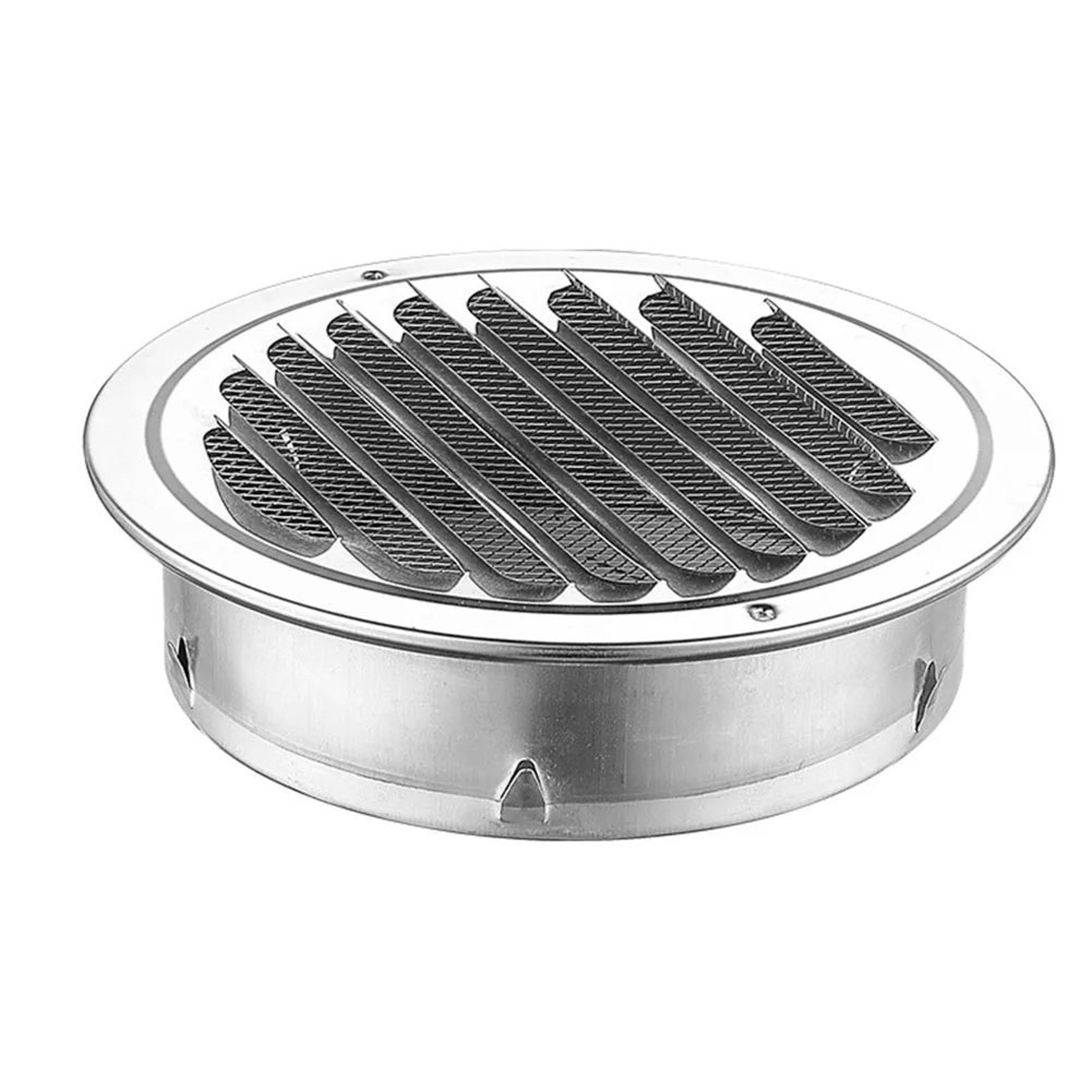 Round Stainless Steel Air Vent Grille  Exterior Wall Vent Cover With Insect Protection 6