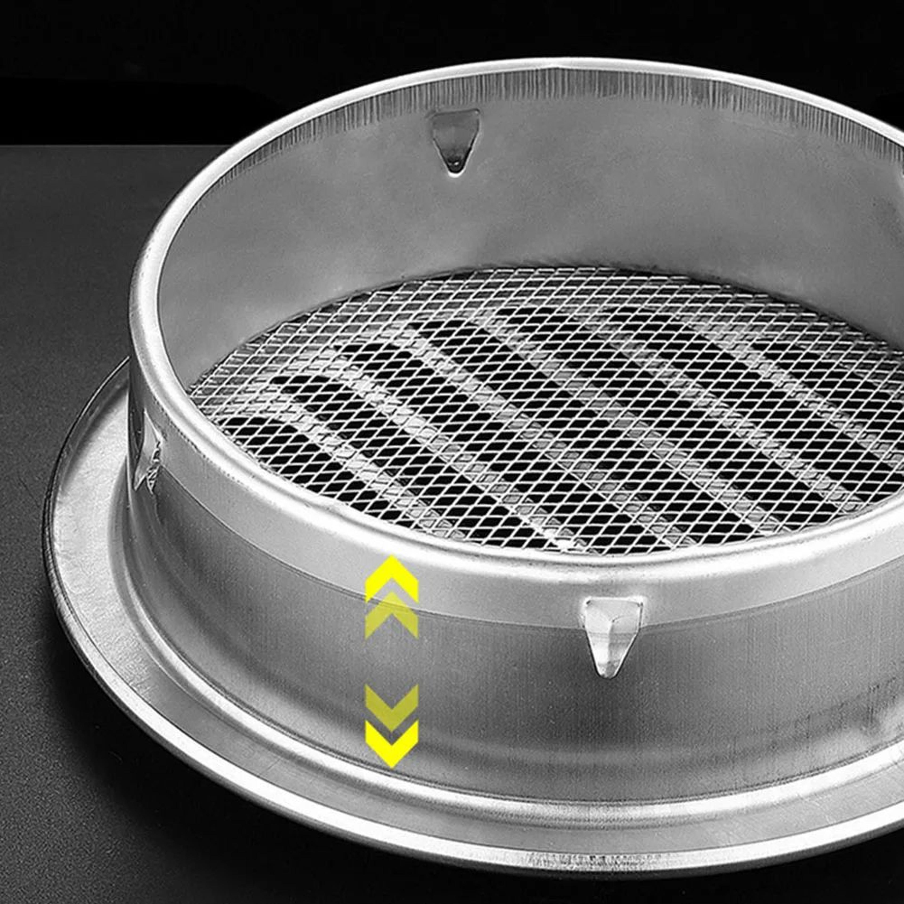 Round Stainless Steel Air Vent Grille  Exterior Wall Vent Cover With Insect Protection 7