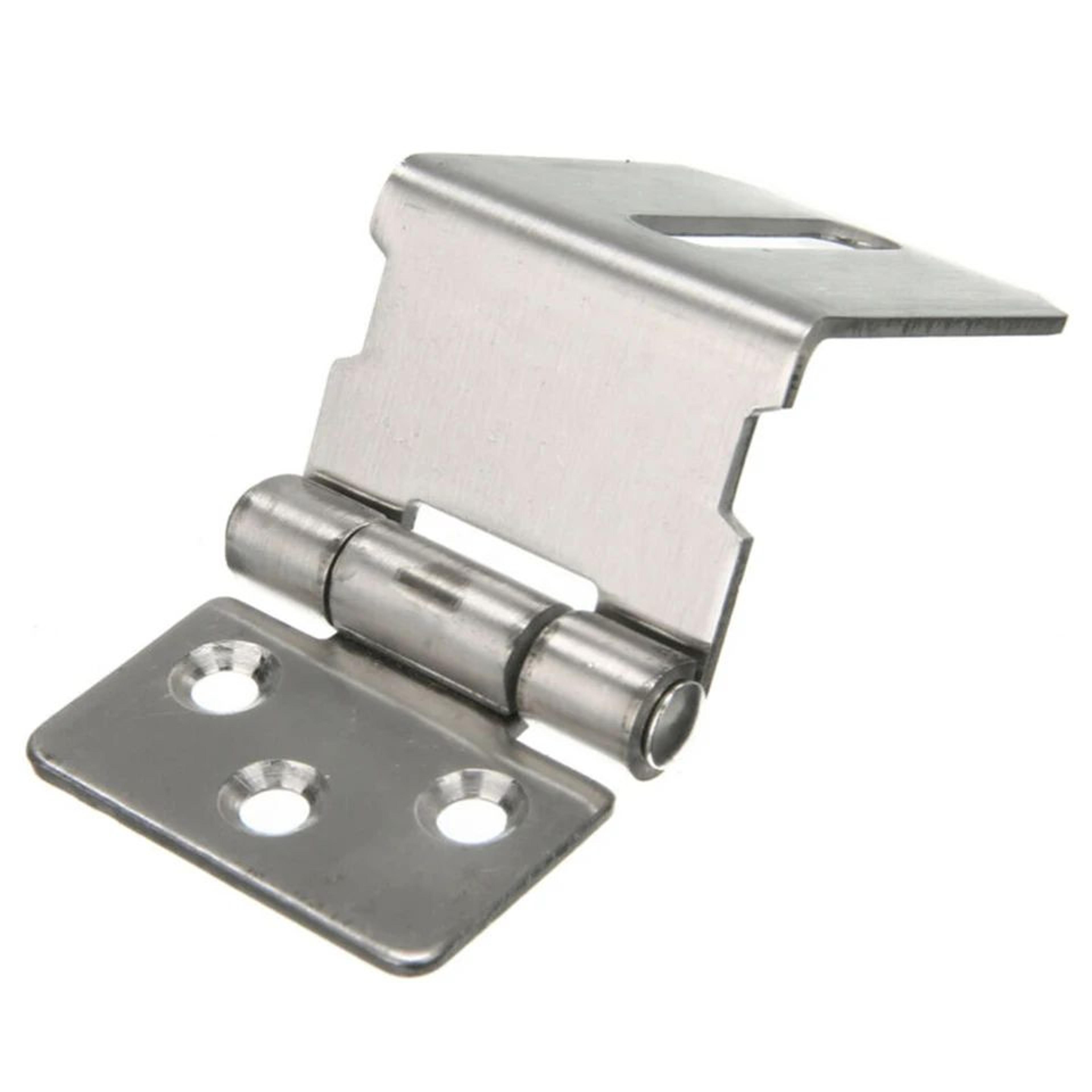 1 Pc Stainless Steel Padlock Hasp  Staple 90 Degree Latch  Secure Door Gate  Shed Lock 3