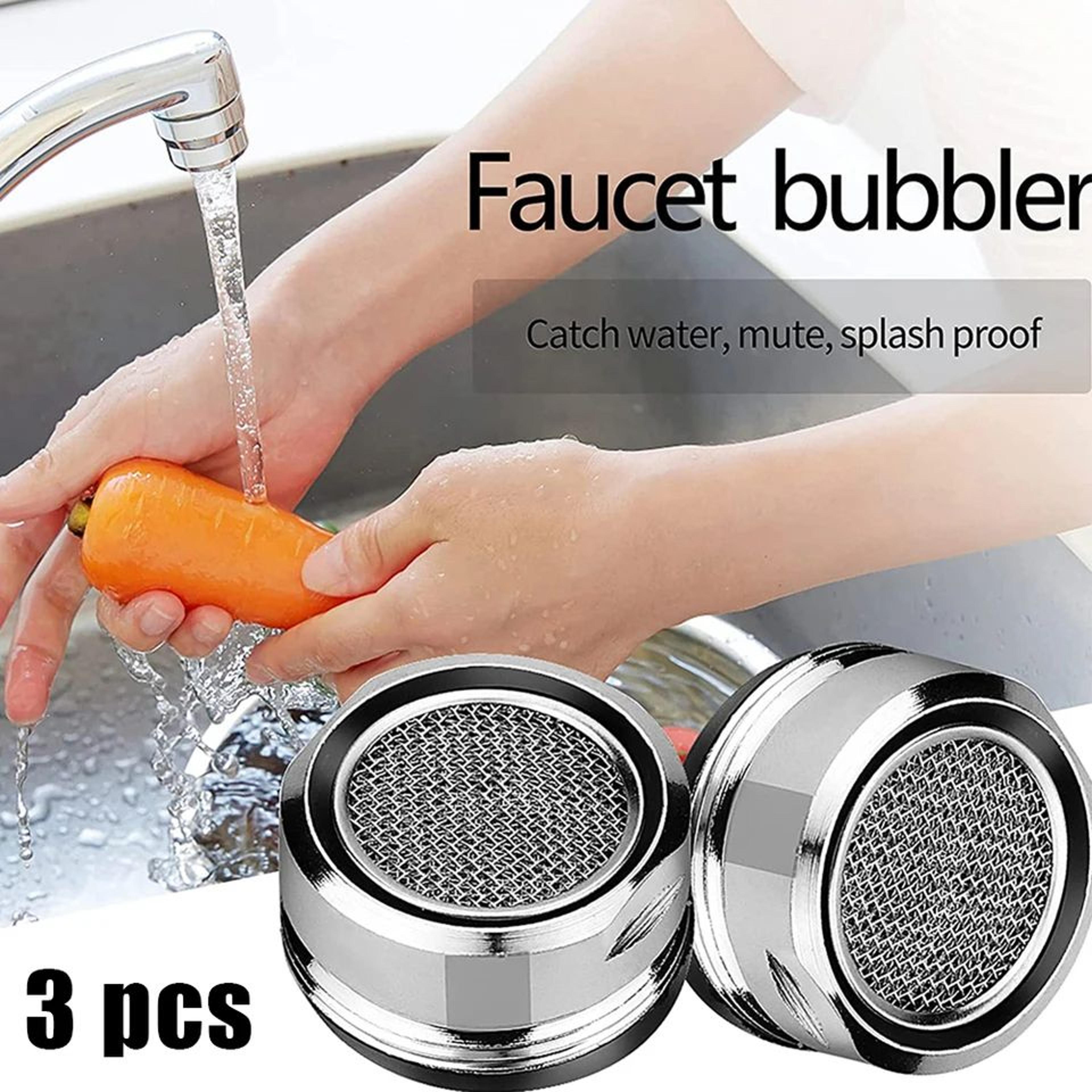 3 Pcs Brass Faucet Aerator 94 Inches  WaterSaving Tap Bubbler With Replaceable Filter Nozzle 2