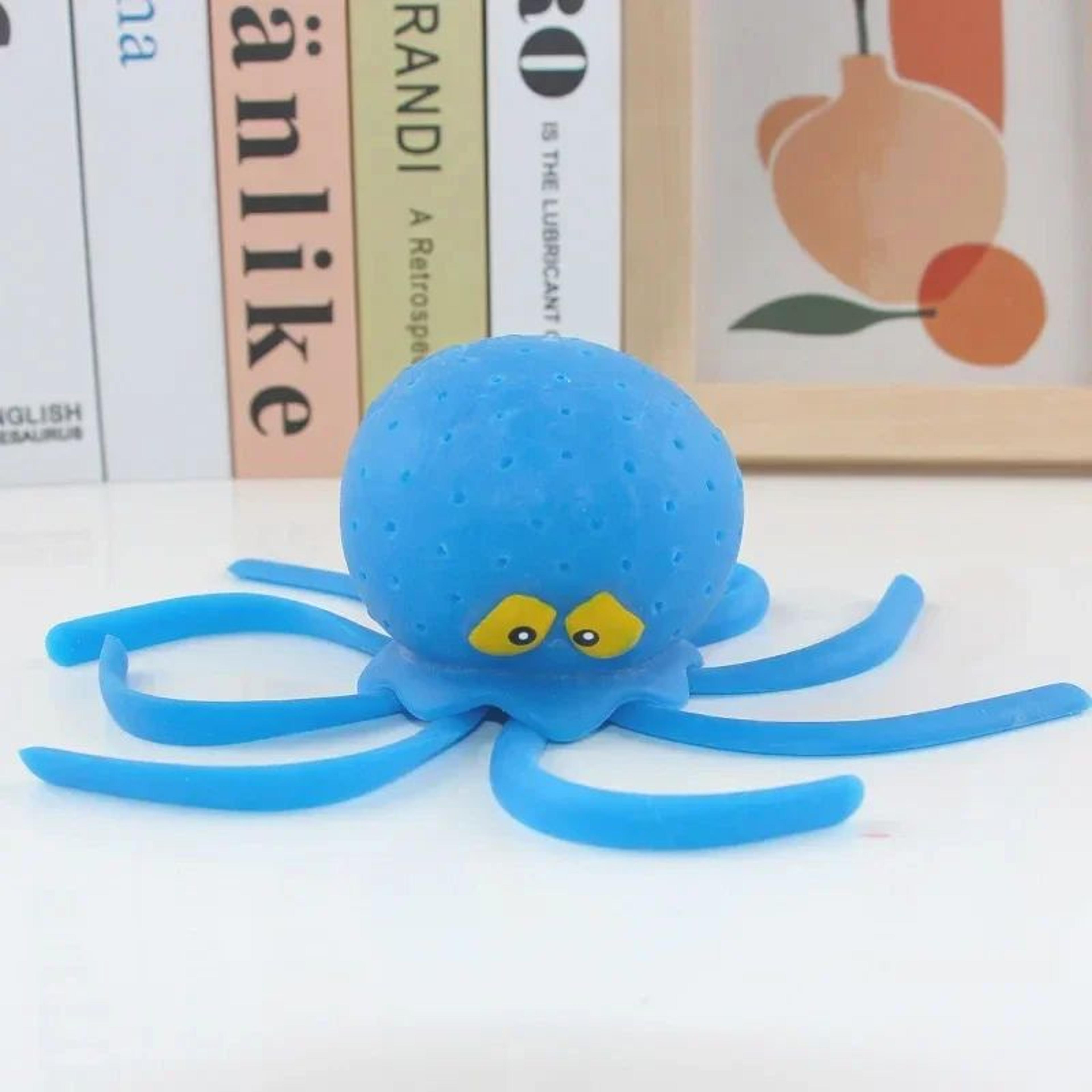 Octopus Sponge Bath Toy For Babies  Water Absorbing Squeeze Toy For Bath  Pool Play 8