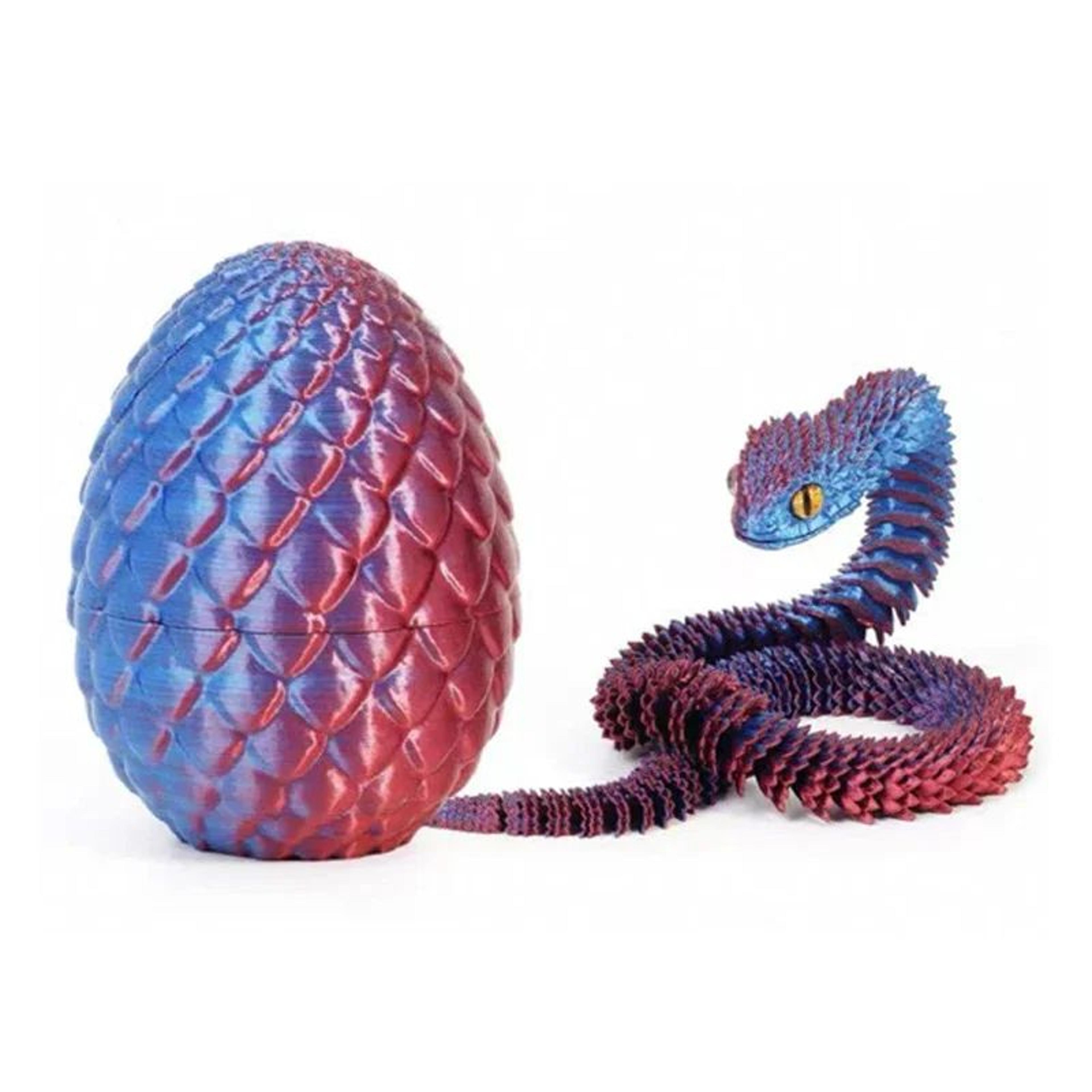 3D Printed Articulated Snake Fidget Toy  Movable Joint Desk Ornament  Stress Relief Gift 2025 7