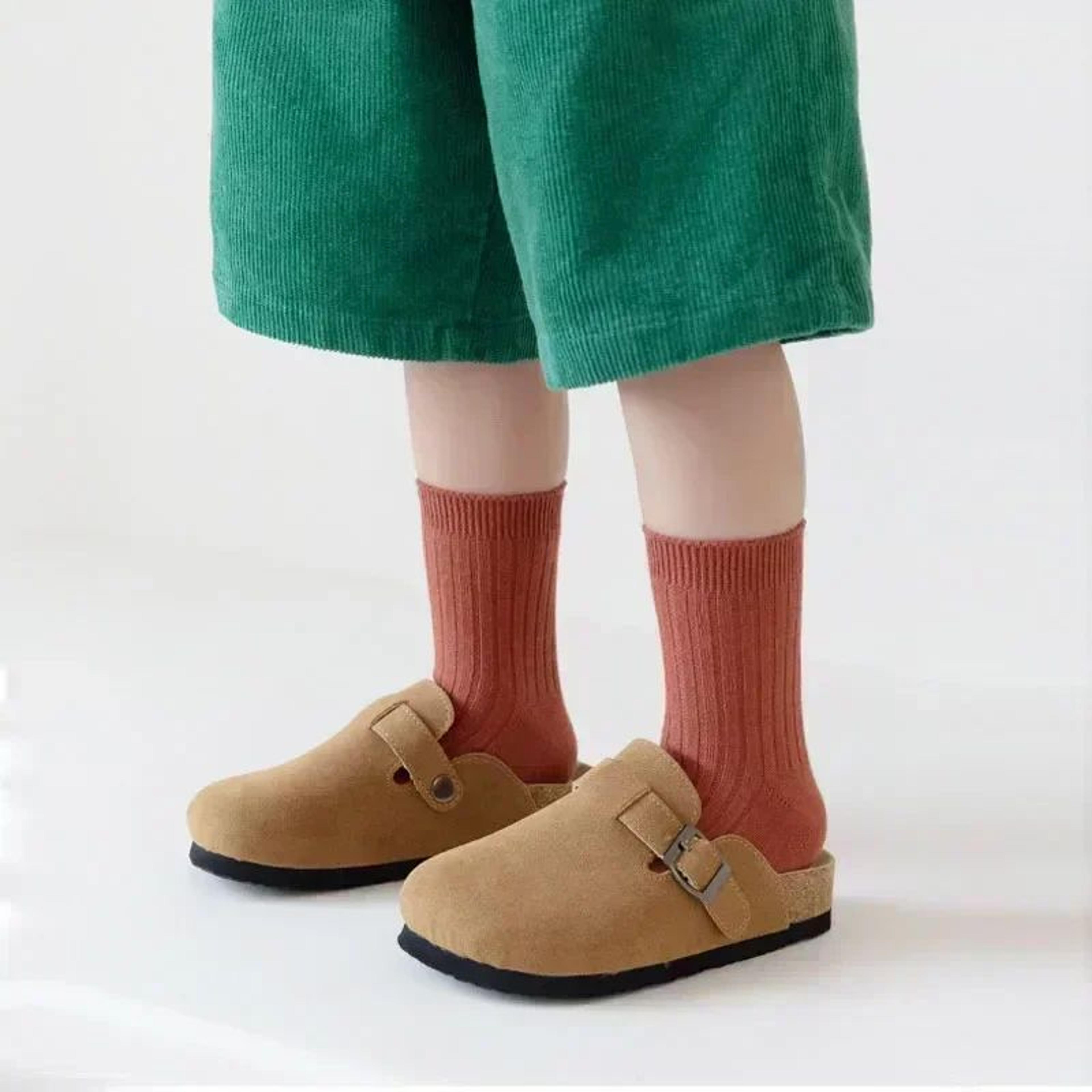 5Pair Kids Cotton Socks Set  Soft Breathable Striped Toddler Socks For Boys  Girls 18Y 3