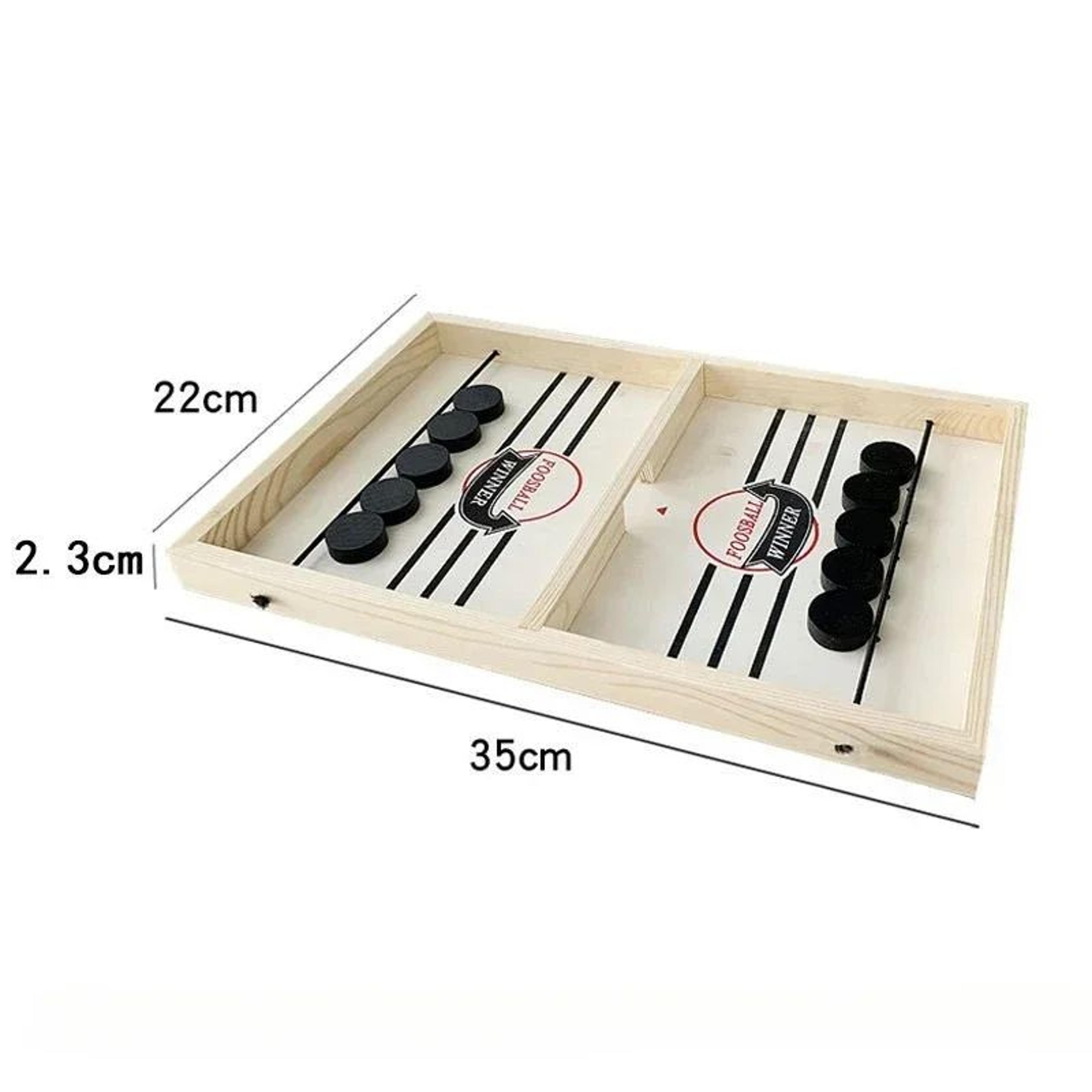 4in1 Fast Sling Puck Board Game  ParentChild Interactive Foosball Catapult Chess  Table Hockey Toy  2