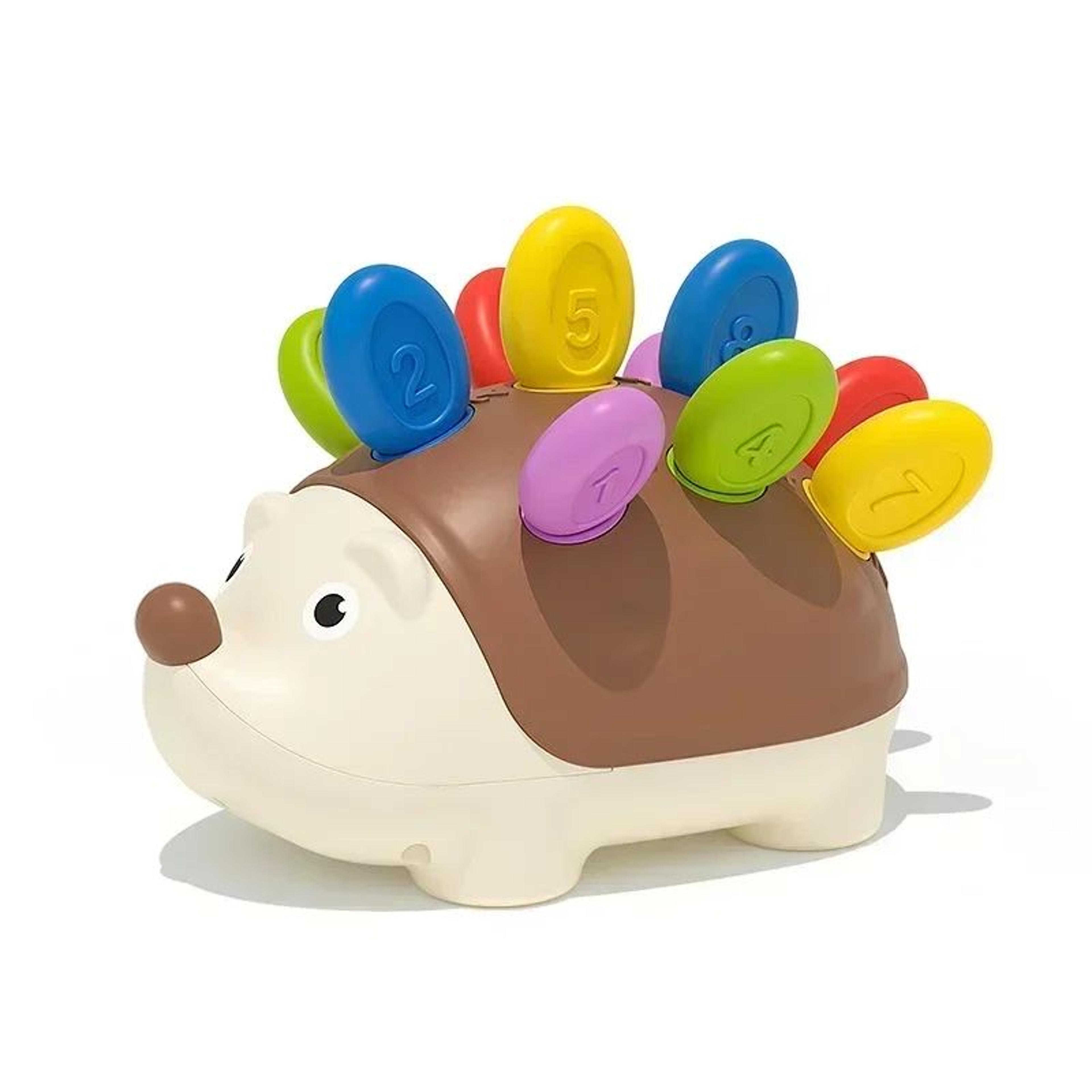 Montessori Hedgehog Fine Motor Toy  HandEye Coordination Insert Puzzle For Toddlers 6