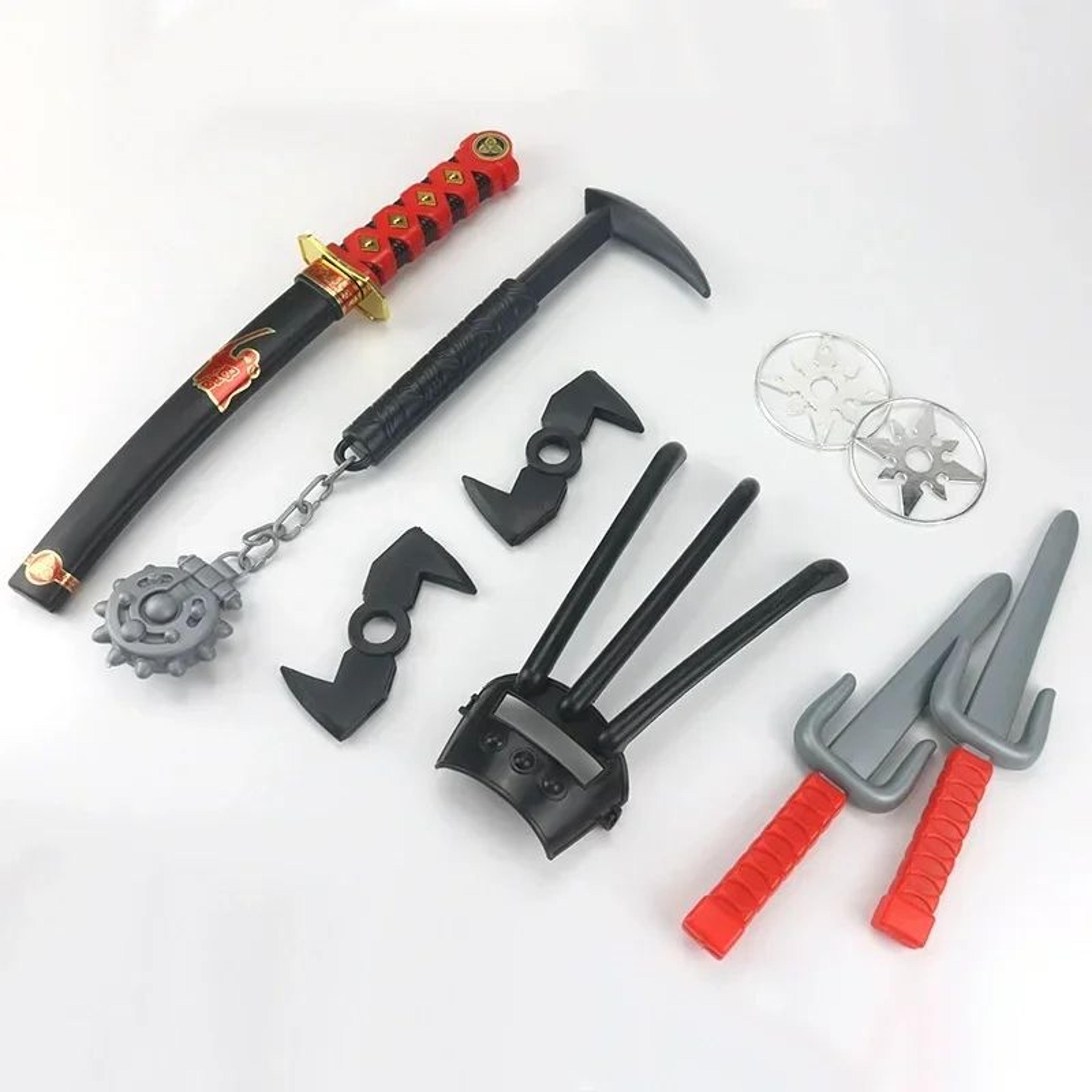 Ninja Costume Toys For Kids  Samurai Dagger Toy Knife  Ninja Darts Play Set 2