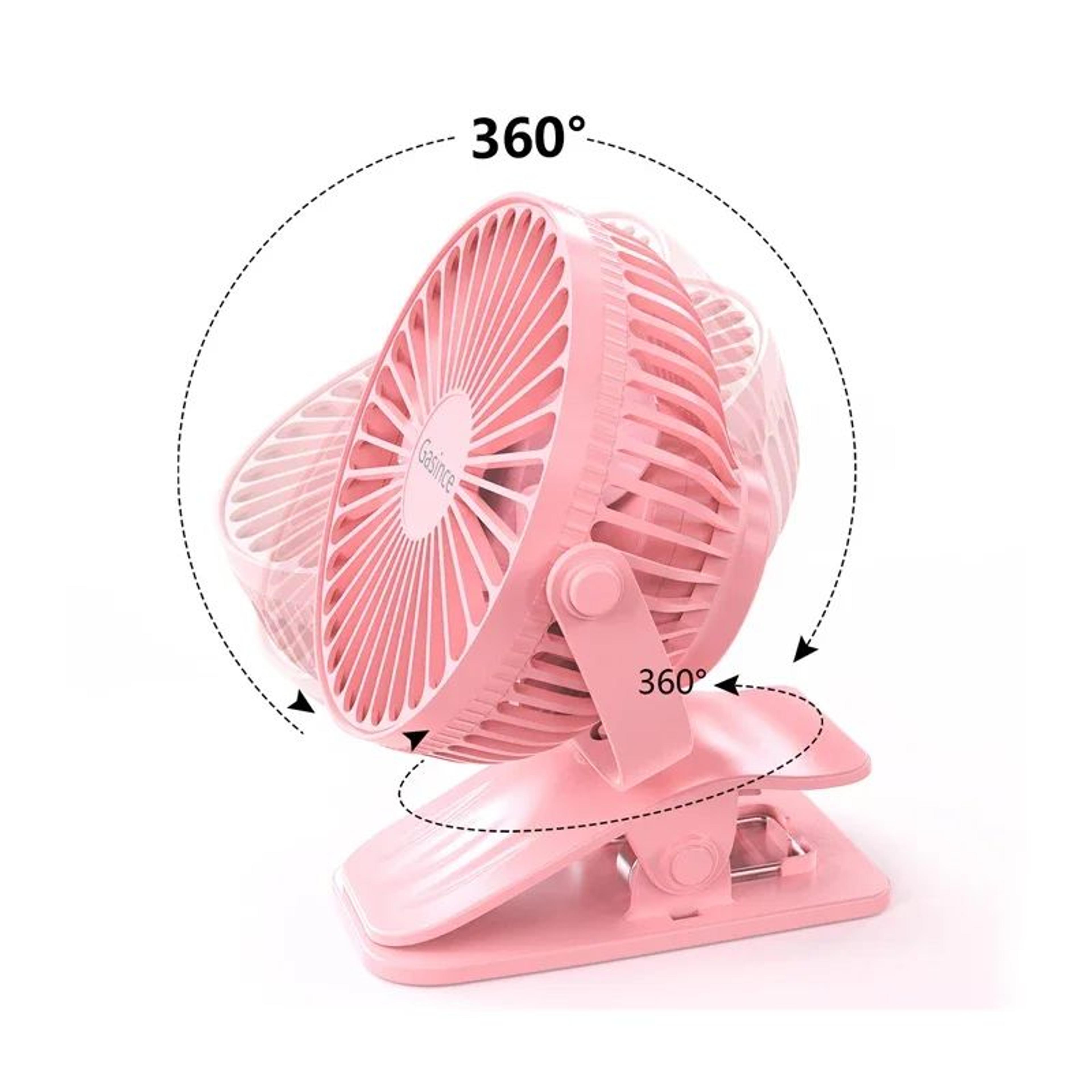 Portable Baby Stroller Fan  Rechargeable Clip Fan For Cart High Chair  Summer Cooling 2
