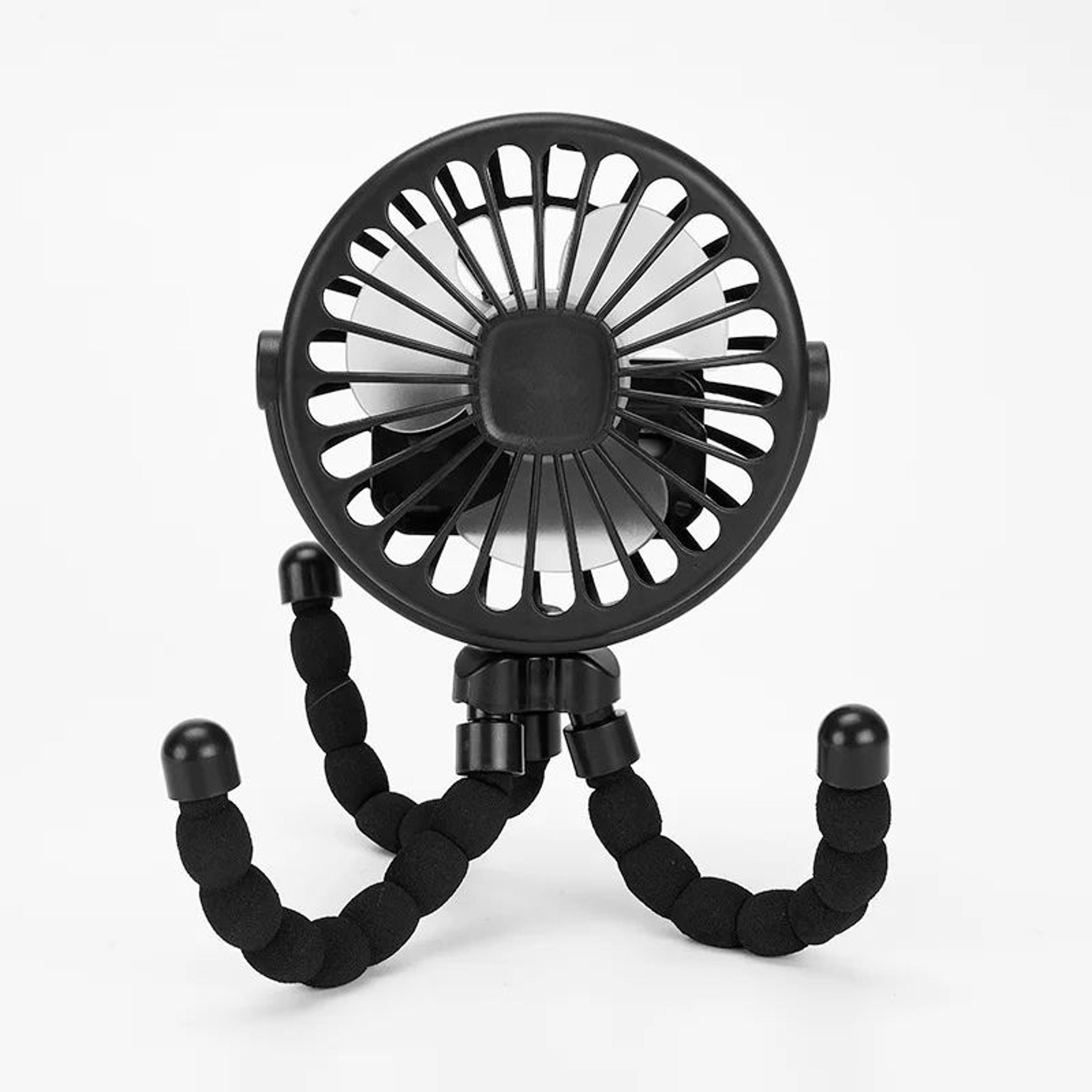 Portable Baby Stroller Fan  USB Rechargeable ClipOn Fan With 3 Speeds For Outdoor Use 6
