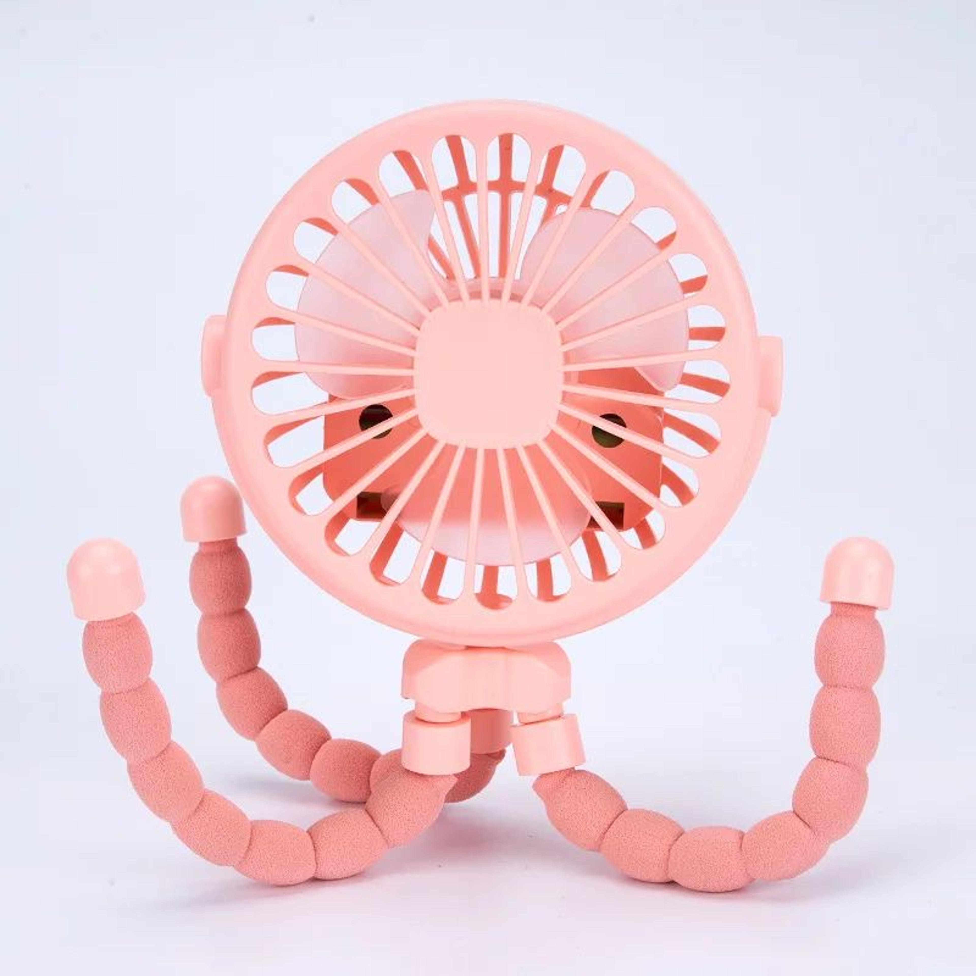 Portable Baby Stroller Fan  USB Rechargeable ClipOn Fan With 3 Speeds For Outdoor Use 7