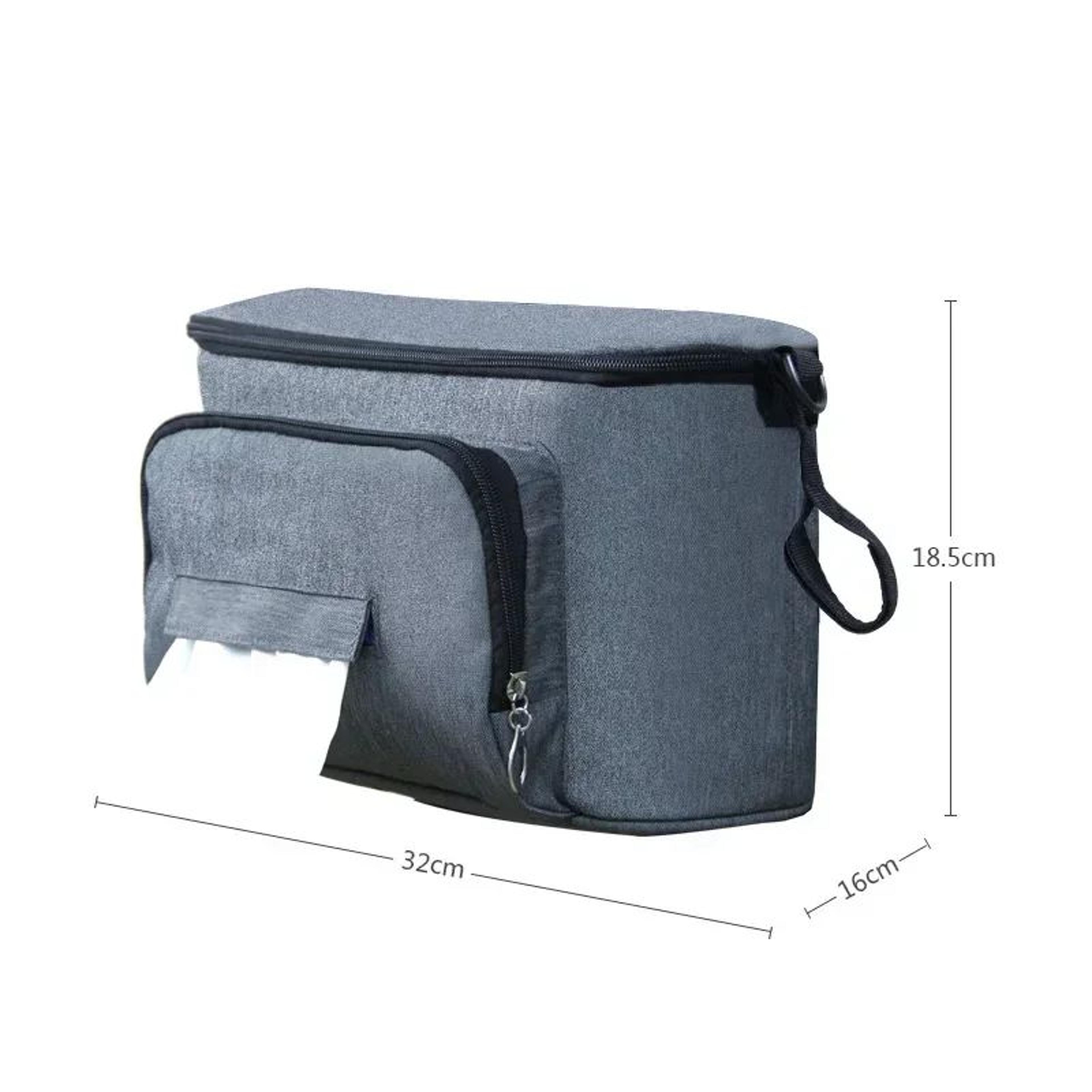Large Capacity Stroller Organizer Bag  Travel Hanging Diaper Bag With Bottle Holders For Baby Prams 2