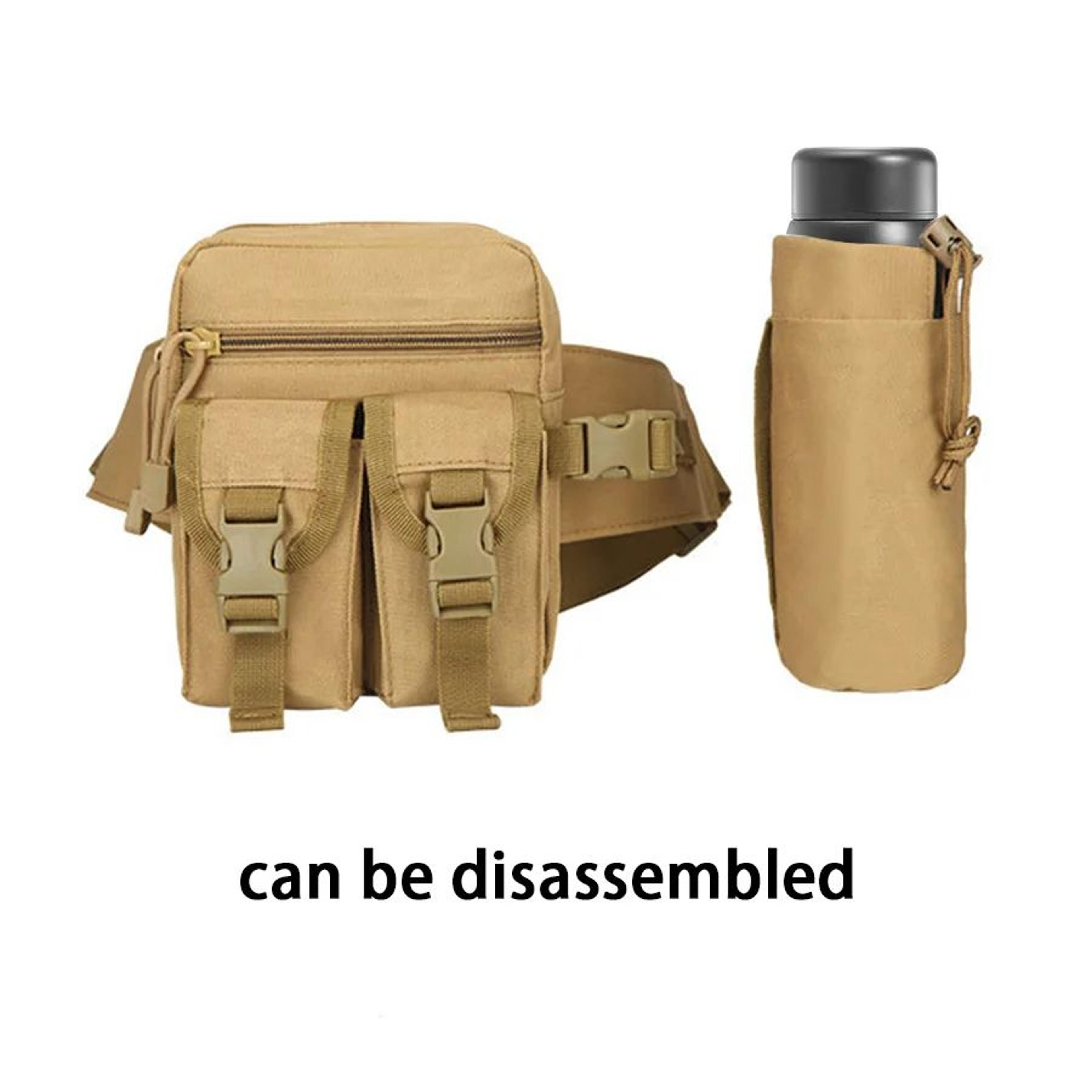 Detachable Sports Water Bottle Waist Bag  HandsFree Hydration Belt For Hiking Camping  Outdoor Adve 2