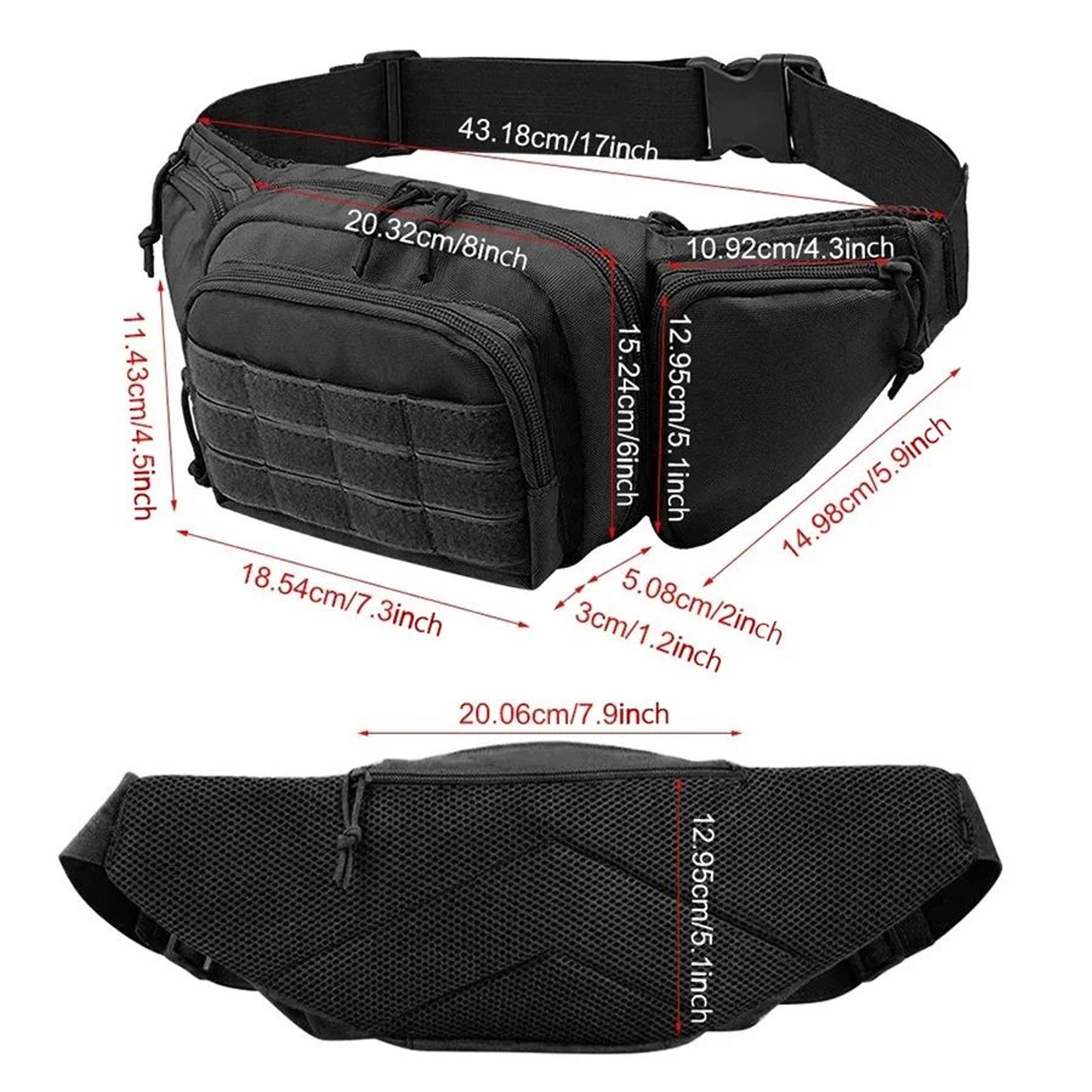 Invisible Waist Pack For Men  Slim Multifunctional Outdoor Sports Utility Bag 2