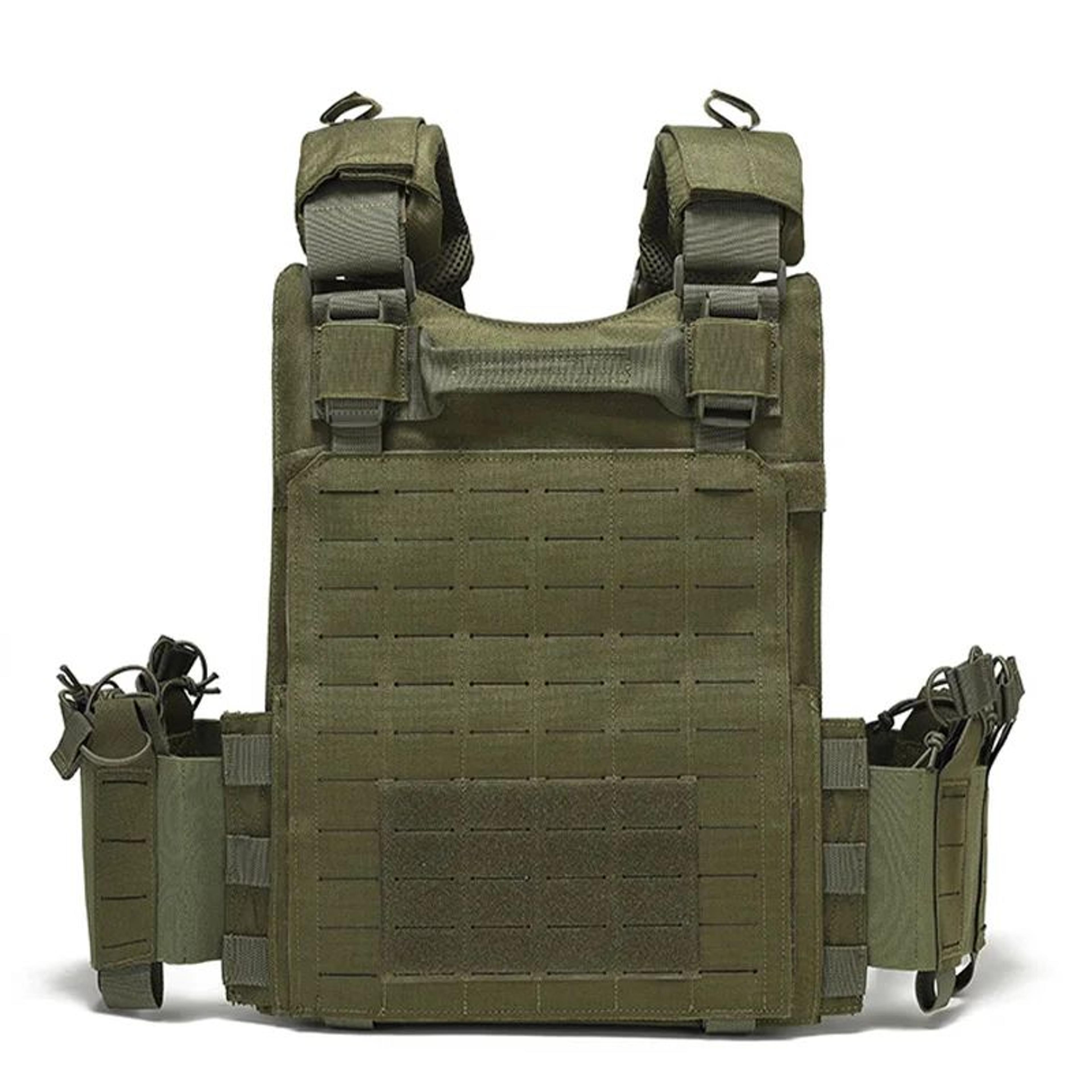 Tactical Training Vest With MOLLE  Waterproof WearResistant QuickRelease Outdoor Utility Vest 2