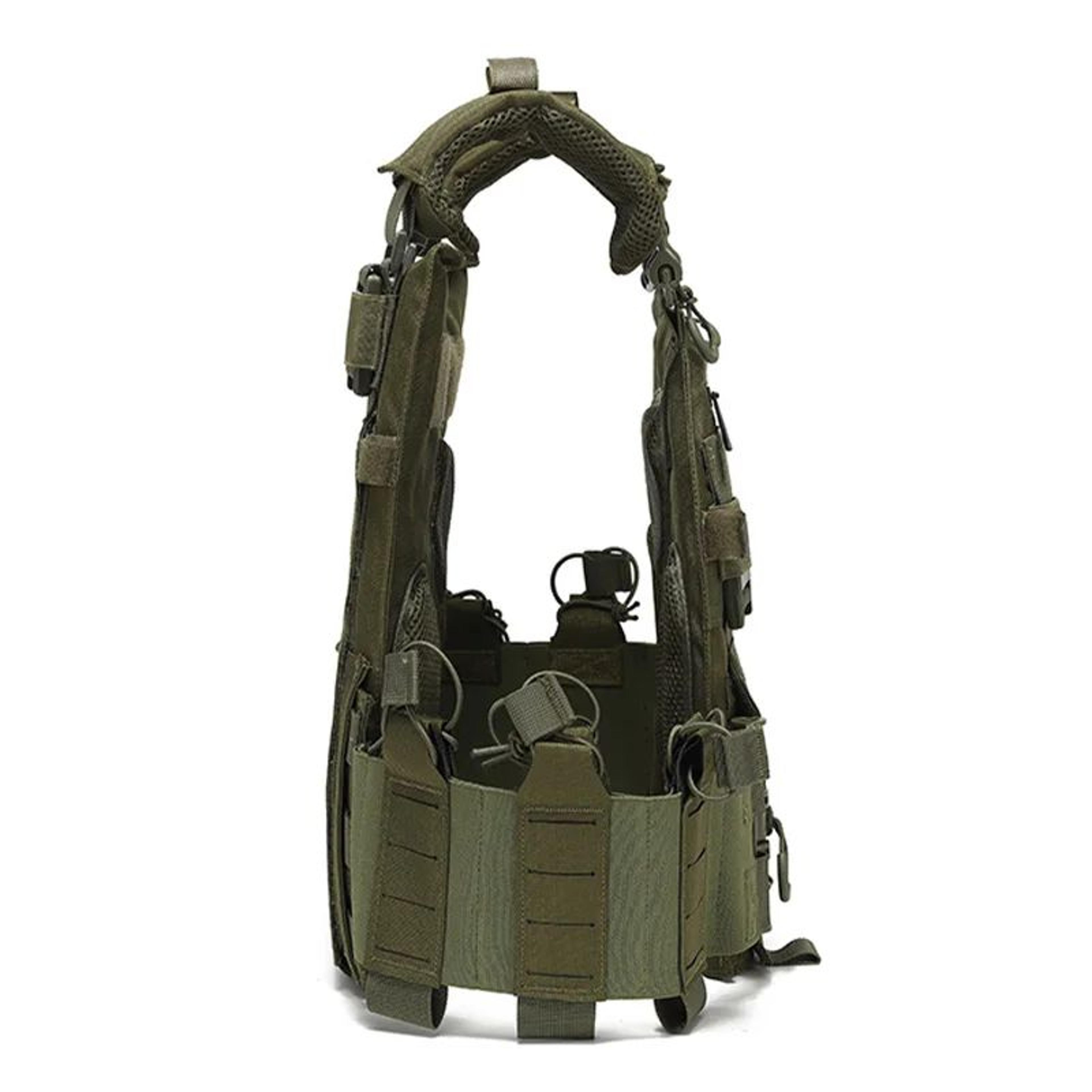 Tactical Training Vest With MOLLE  Waterproof WearResistant QuickRelease Outdoor Utility Vest 3