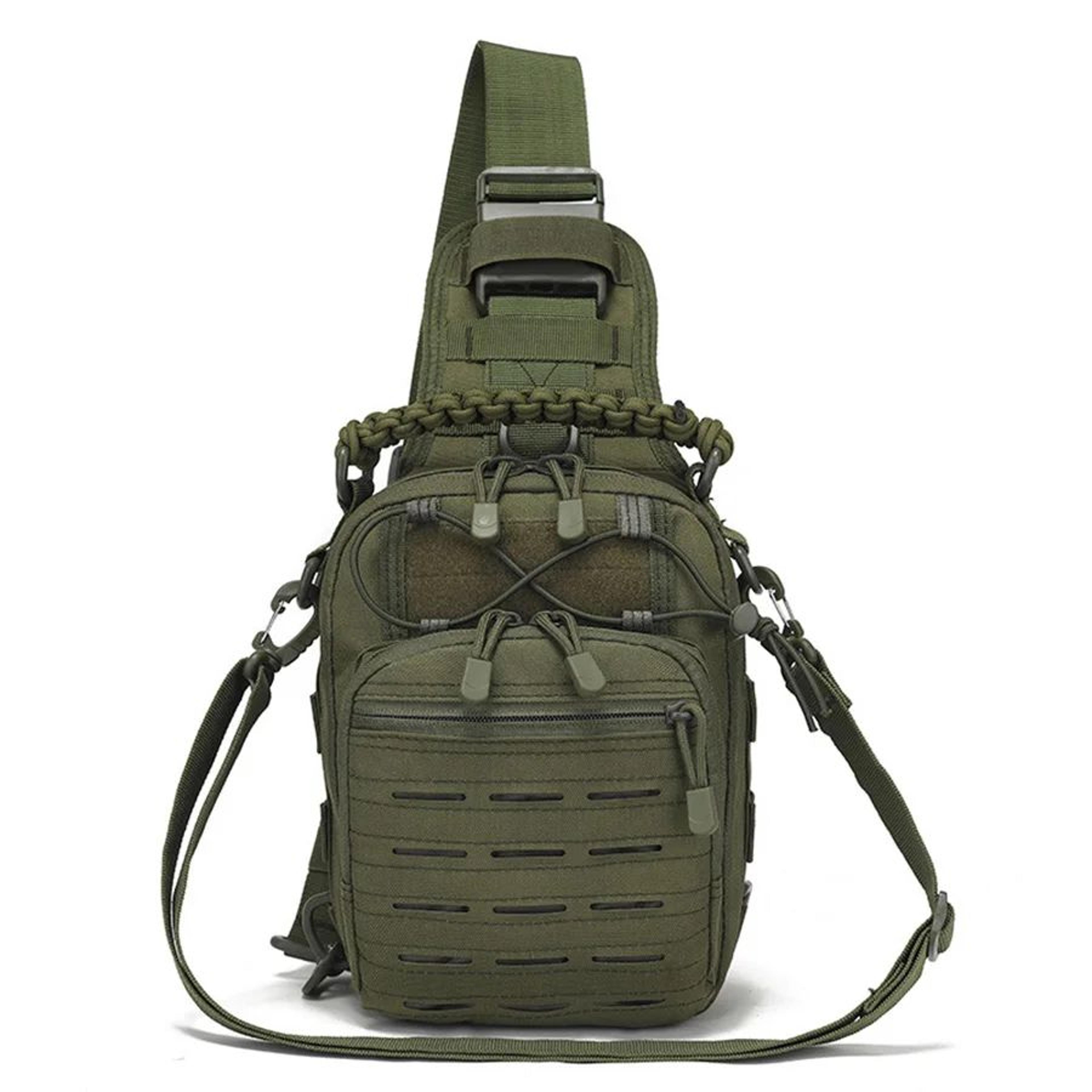 Tactical Camouflage Sling Chest Bag  Outdoor Cycling  Crossbody Utility Pack 6