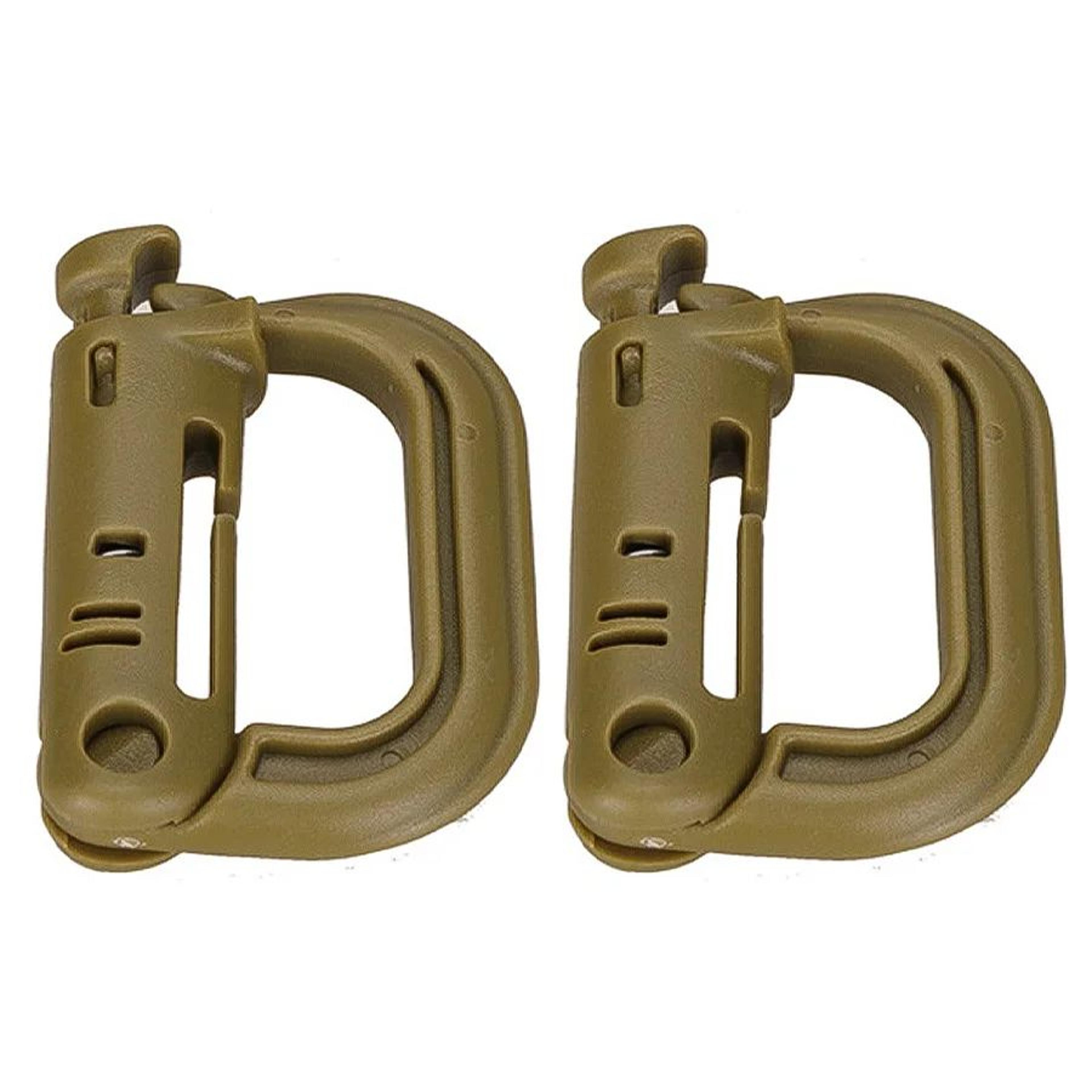 HeavyDuty Mountaineering DType Buckle  Outdoor Climbing Hiking  Camping Gear Clip 9