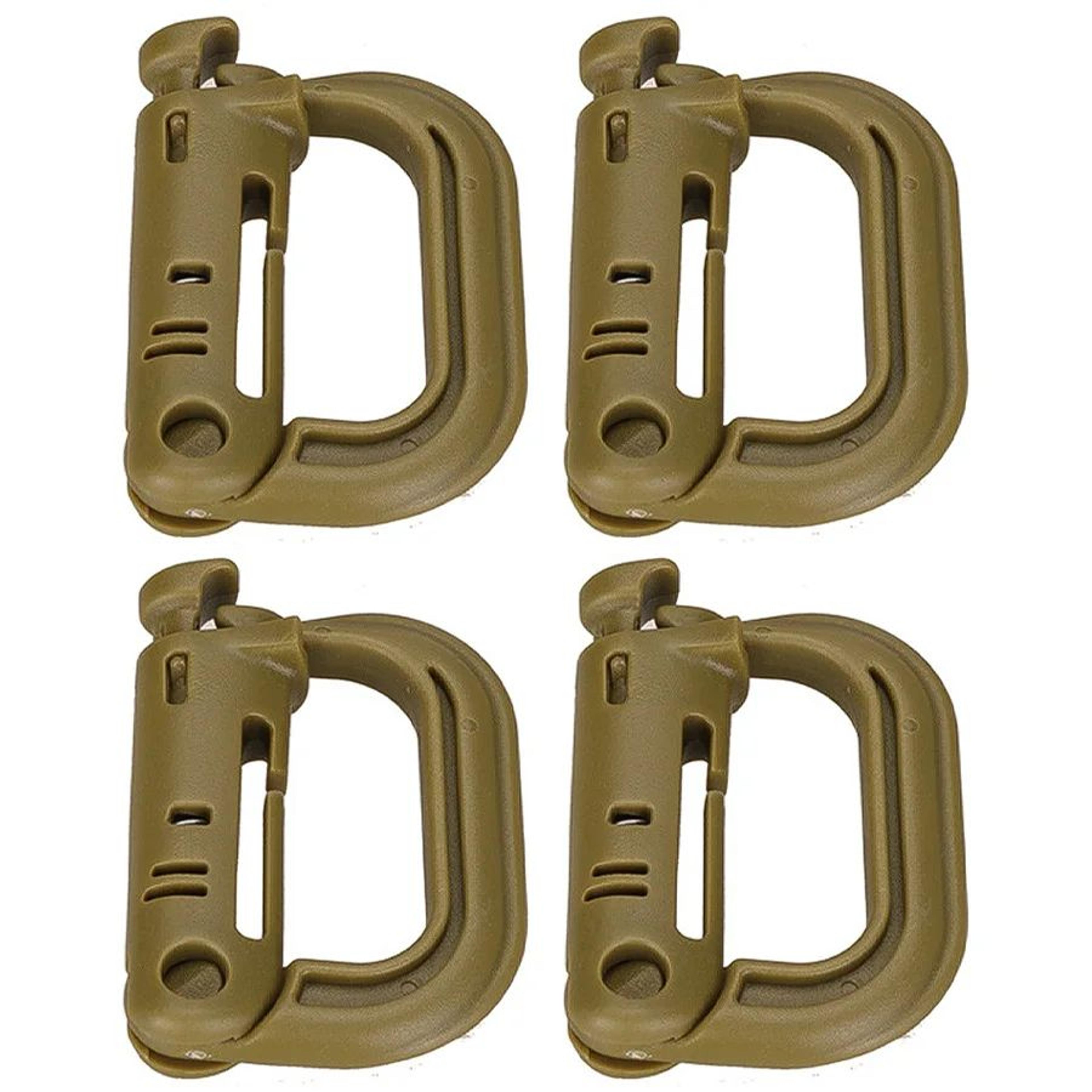 HeavyDuty Mountaineering DType Buckle  Outdoor Climbing Hiking  Camping Gear Clip 11