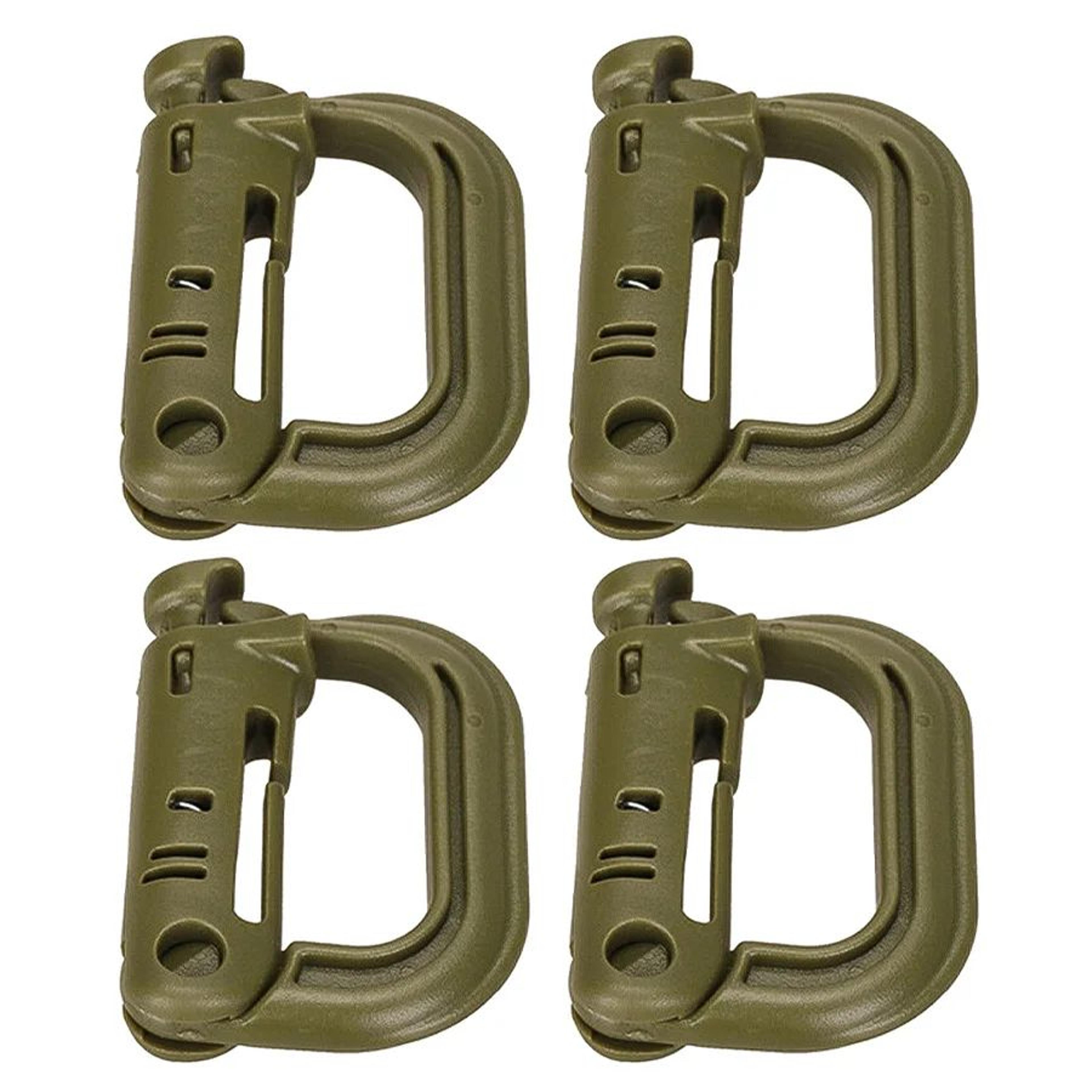 HeavyDuty Mountaineering DType Buckle  Outdoor Climbing Hiking  Camping Gear Clip 14