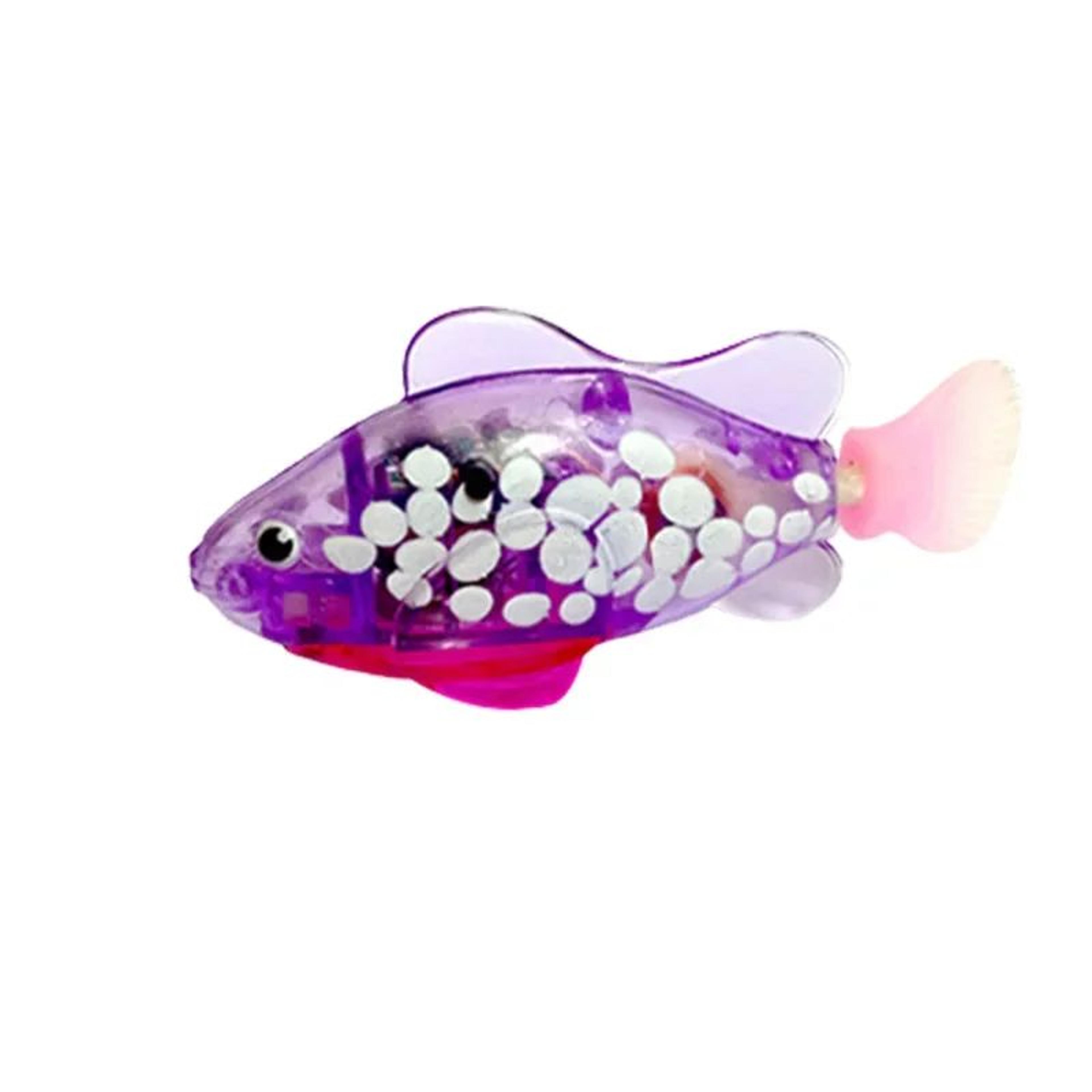 LED Interactive Swimming Robot Fish Cat Toy  Glowing Electric Fish For Hunting  Play Stimulation 9