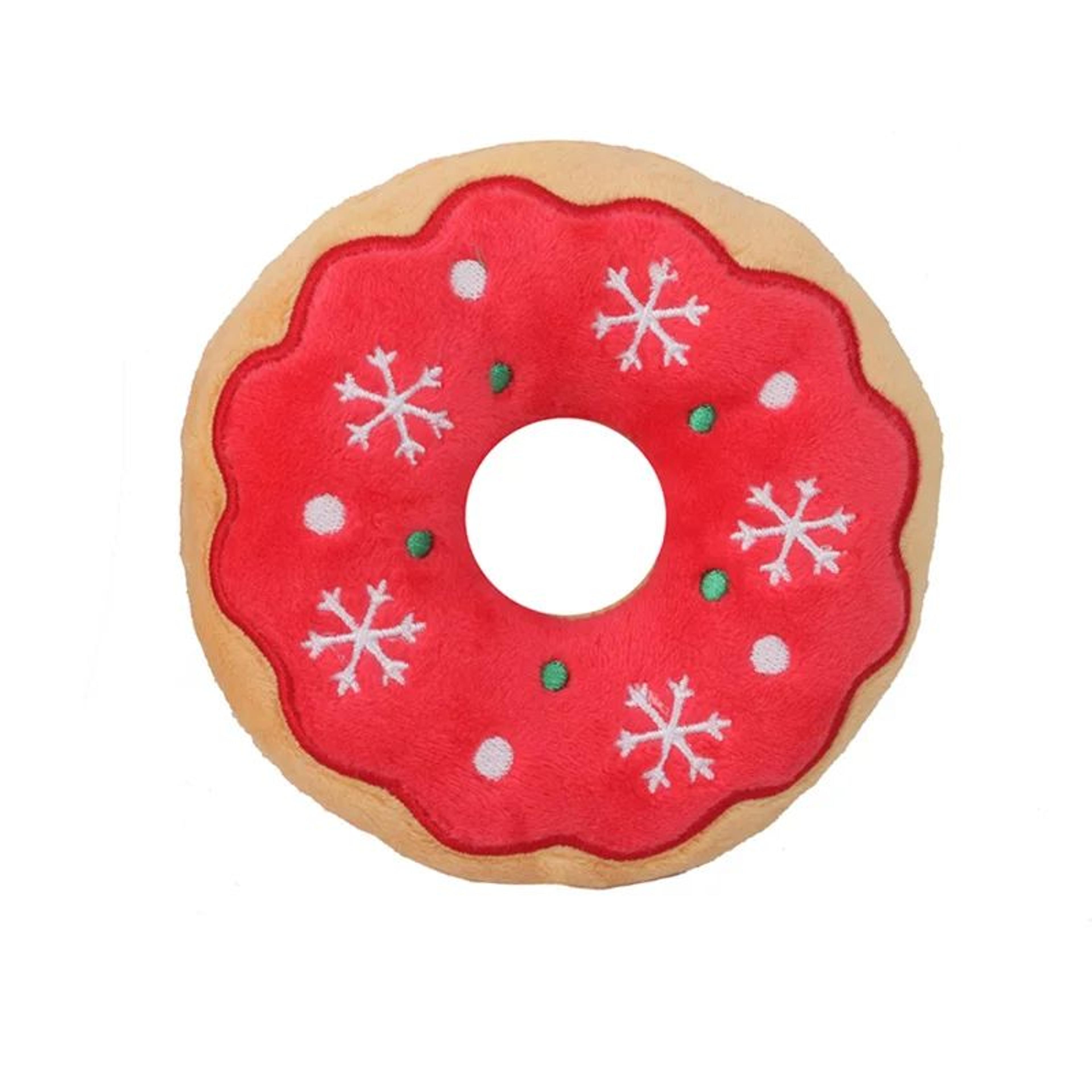 Christmas Plush Squeaky Dog Toy  Santa Elk  Gingerbread Chew Toy For Dogs  Cats 4