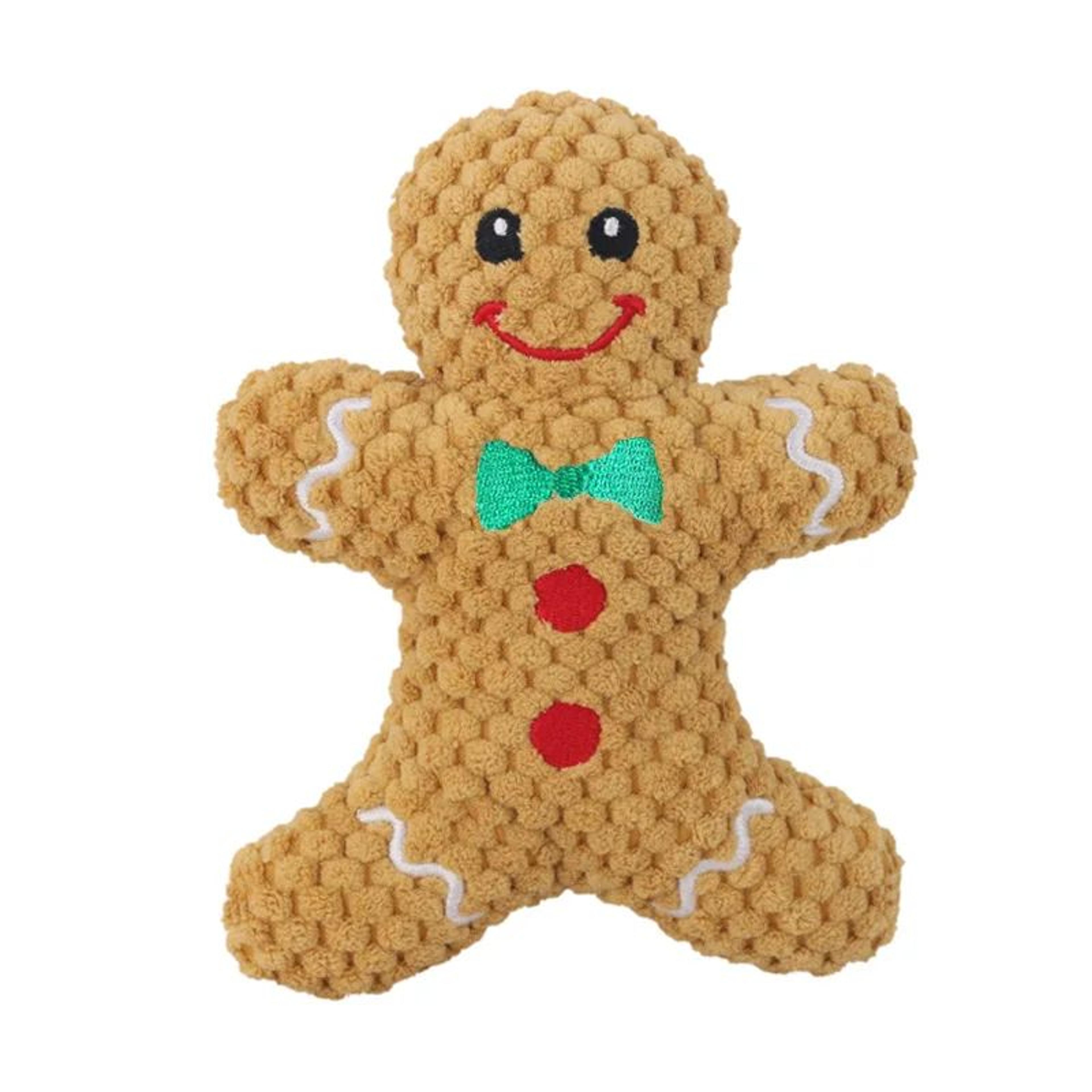 Christmas Plush Squeaky Dog Toy  Santa Elk  Gingerbread Chew Toy For Dogs  Cats 9