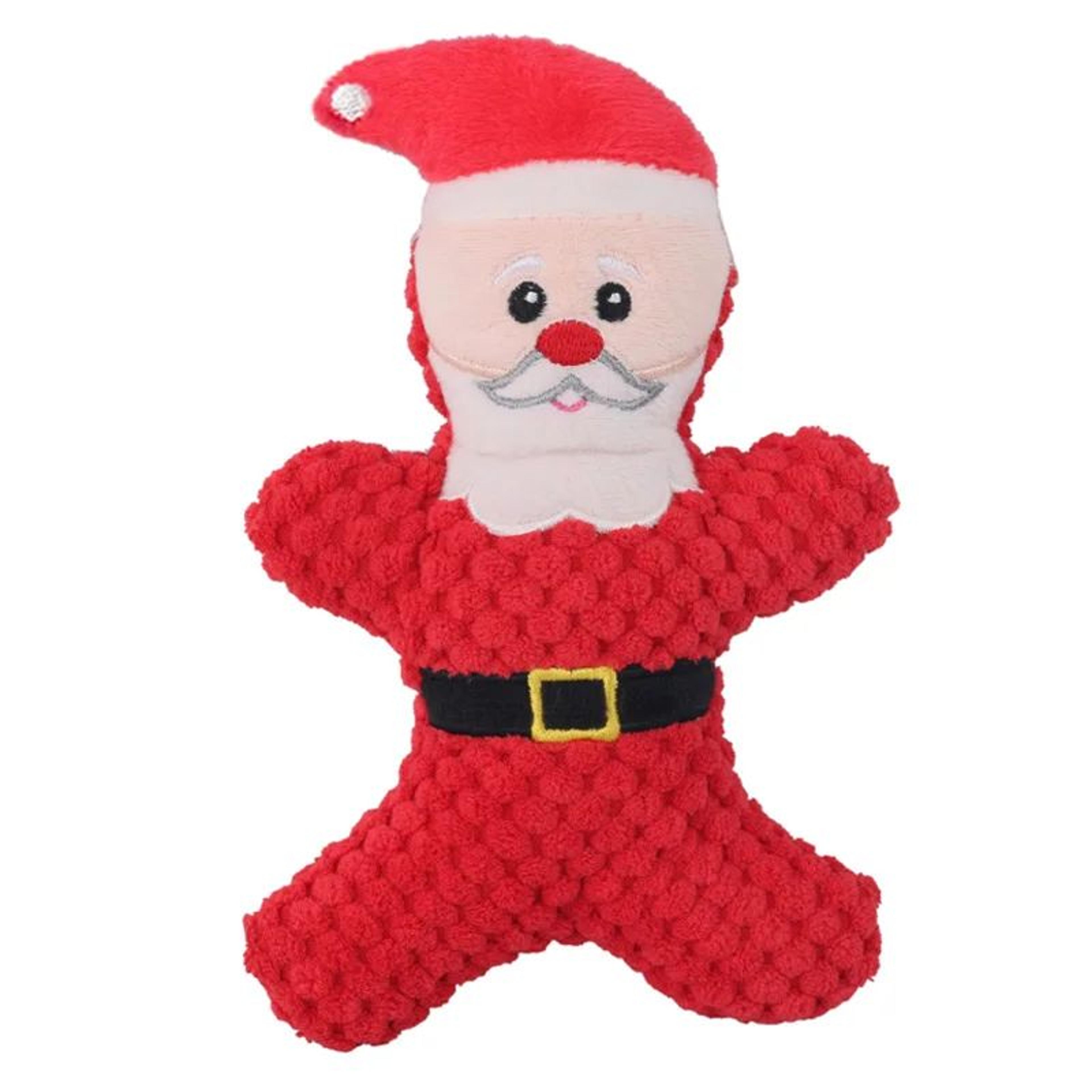 Christmas Plush Squeaky Dog Toy  Santa Elk  Gingerbread Chew Toy For Dogs  Cats 7
