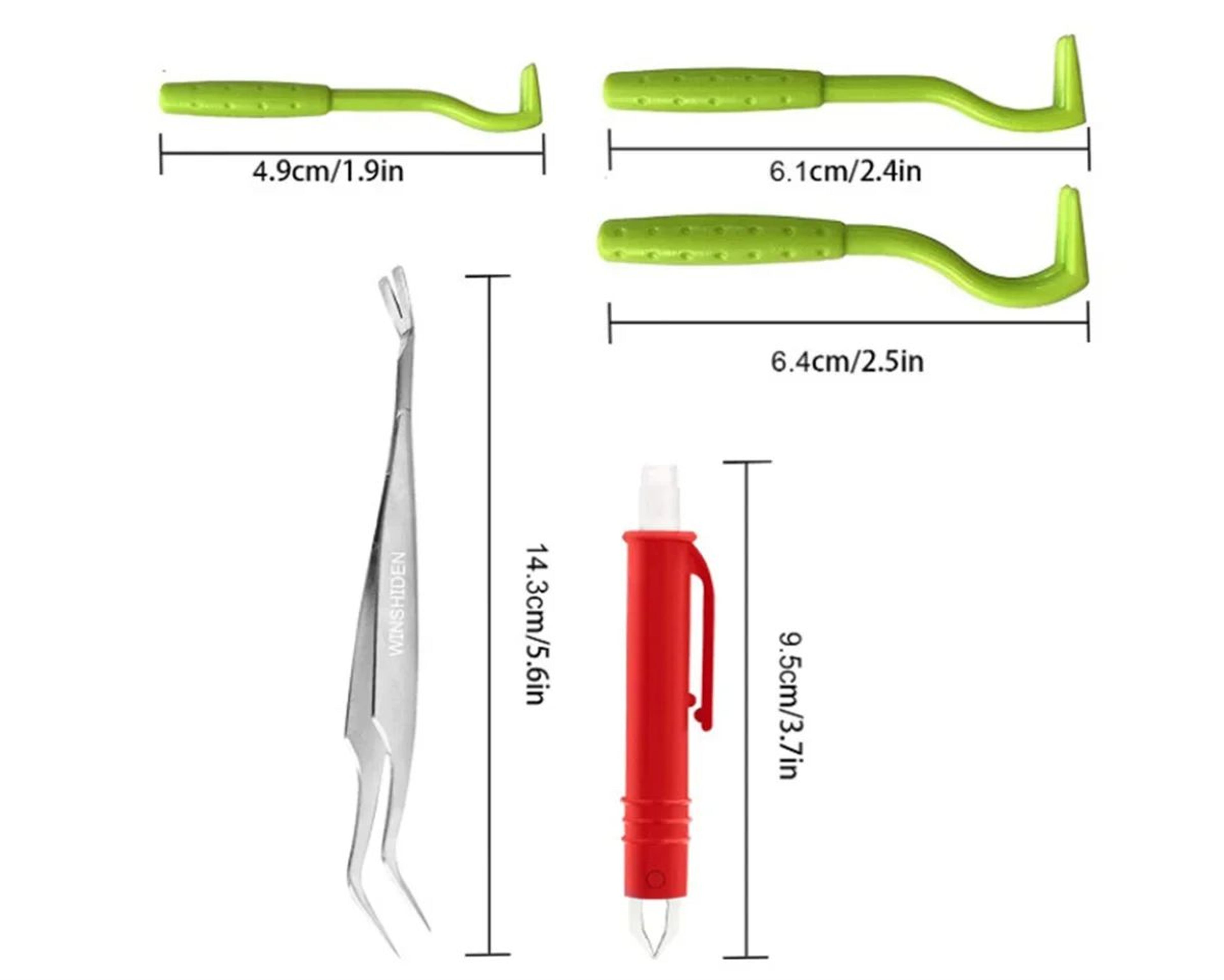 Pet Tick  Flea Removal Kit  EasytoUse Hook Extractor  Tweezers Pliers For Dogs  Cats 7