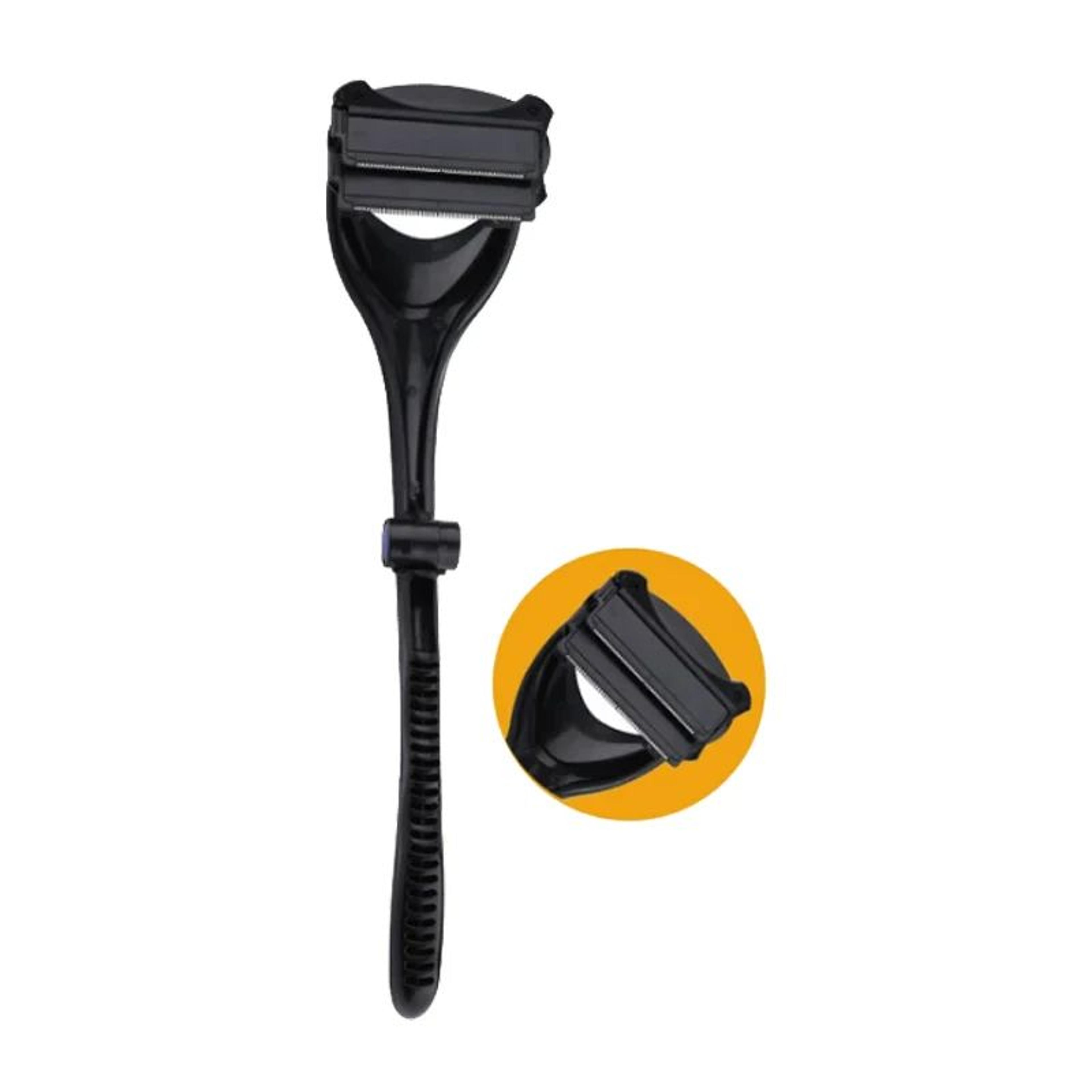 Mens Back Shaver With Long Handle  Foldable Body Hair Remover Razor For Back Legs  Chest 7
