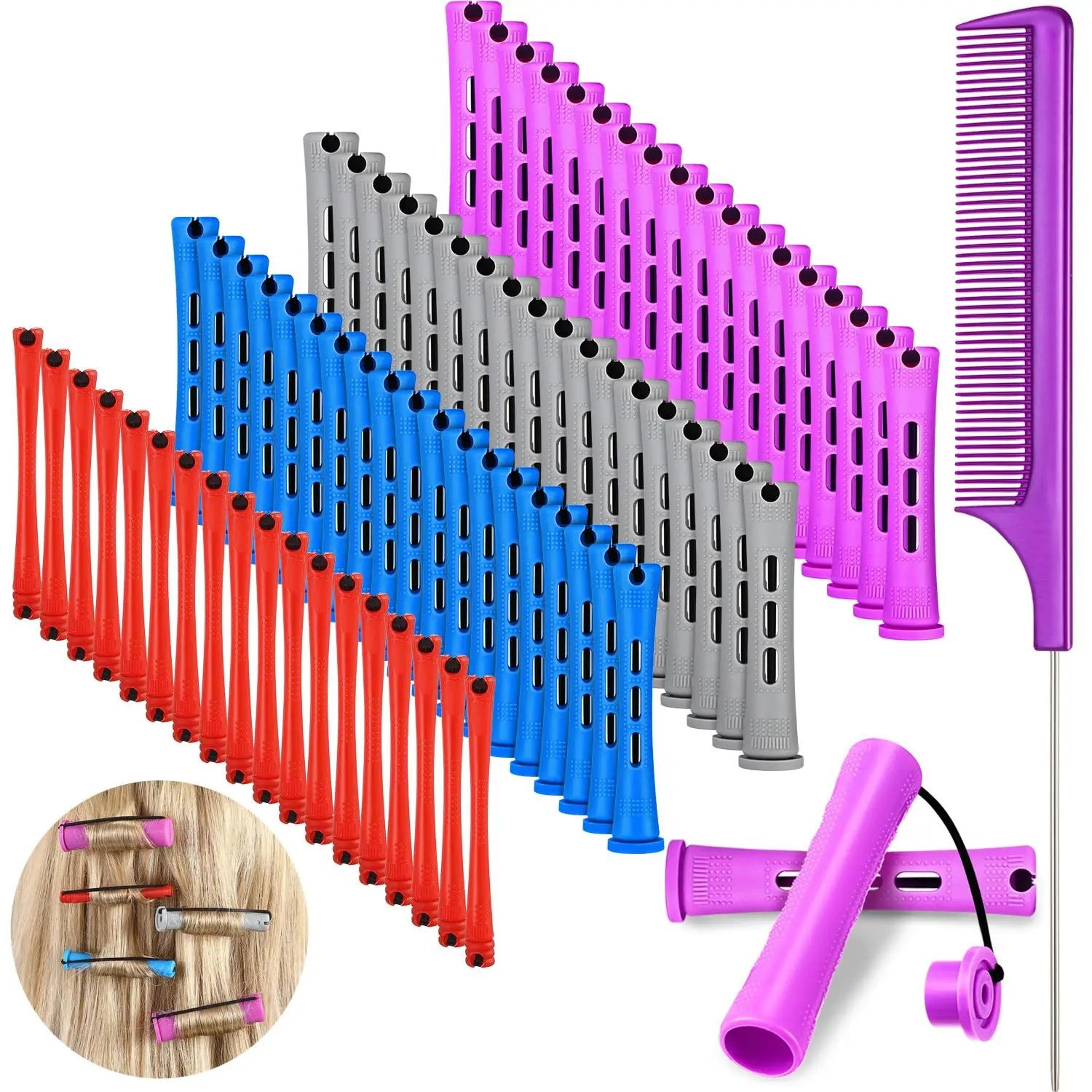 72 Pcs Hair Perm Rods Set 6 Sizes  Cold Wave Perming Rod Curling Rollers For Short Hair And Steel T 8
