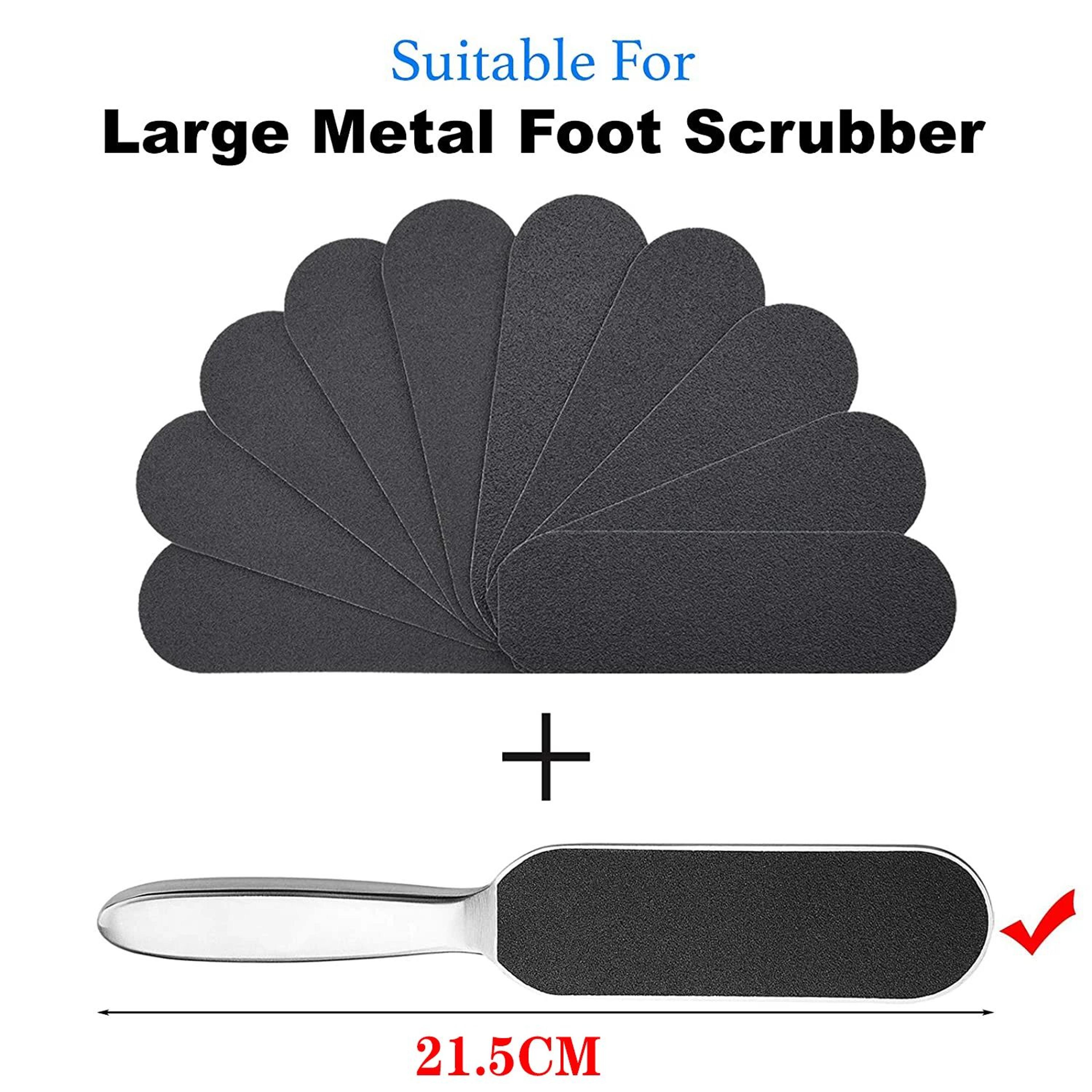11 Pcs Pedicure Foot File Kit  Metal Handle Callus Remover Rasp With Coarse And Fine Grit Sanding R 4