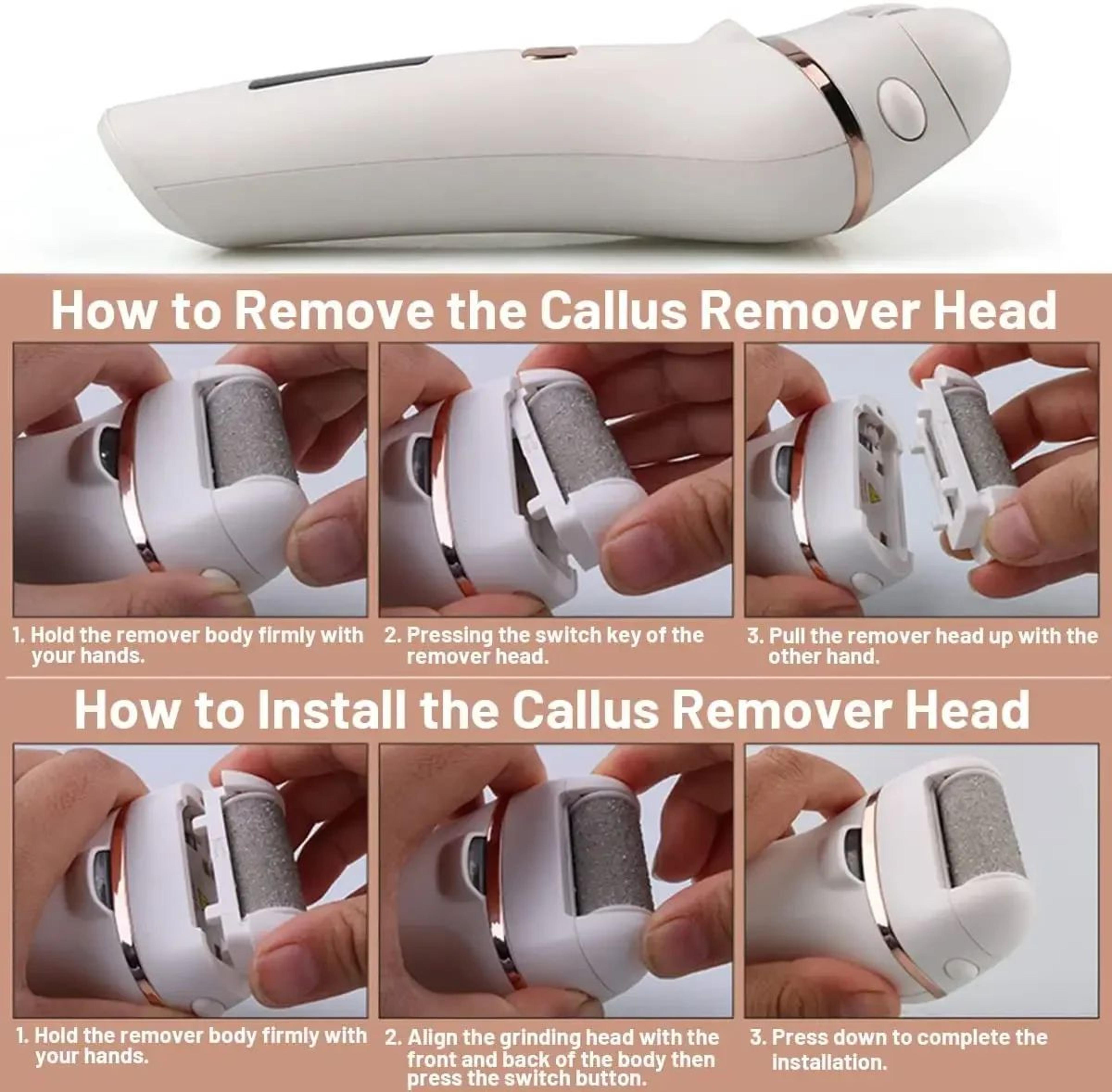 Waterproof Electric Foot Callus Remover  USB Rechargeable Heel Grinder For Dead Skin  Professional  14
