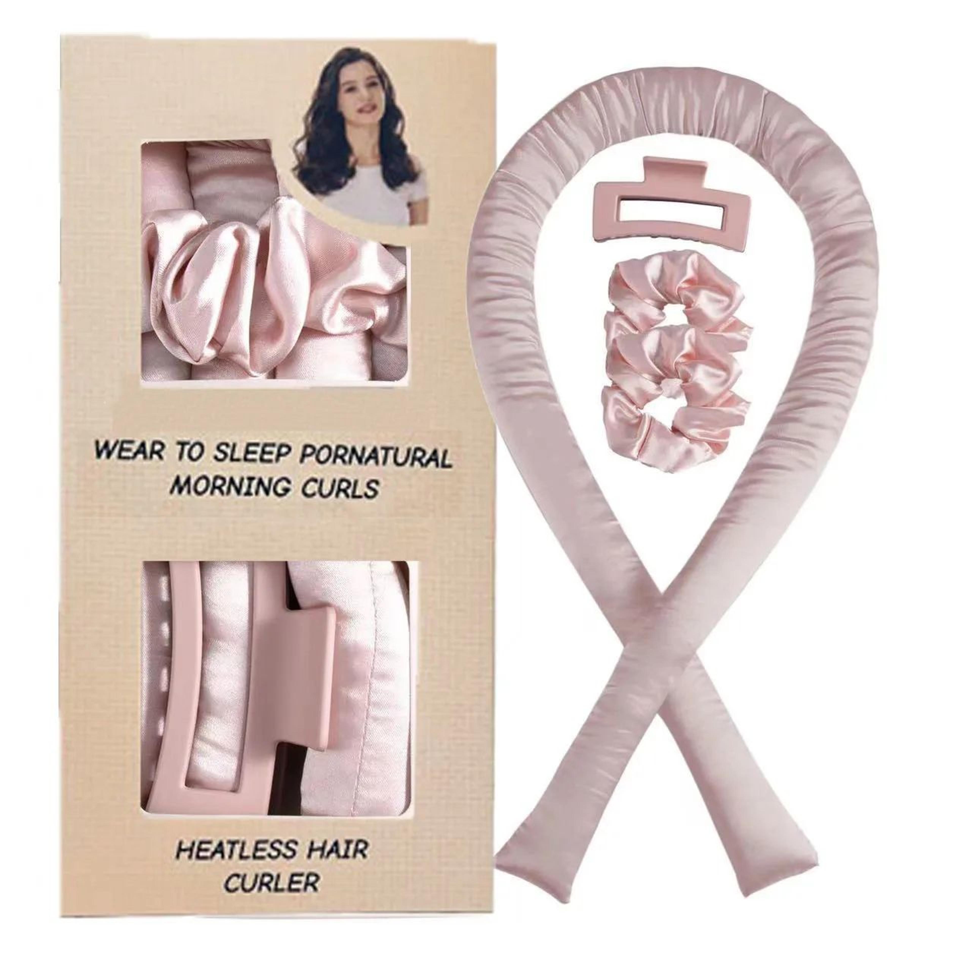 NoHeat Silk Curling Rod Headband  Heatless Overnight Hair Curler Ribbon Soft Sleeping Curlers For W 8
