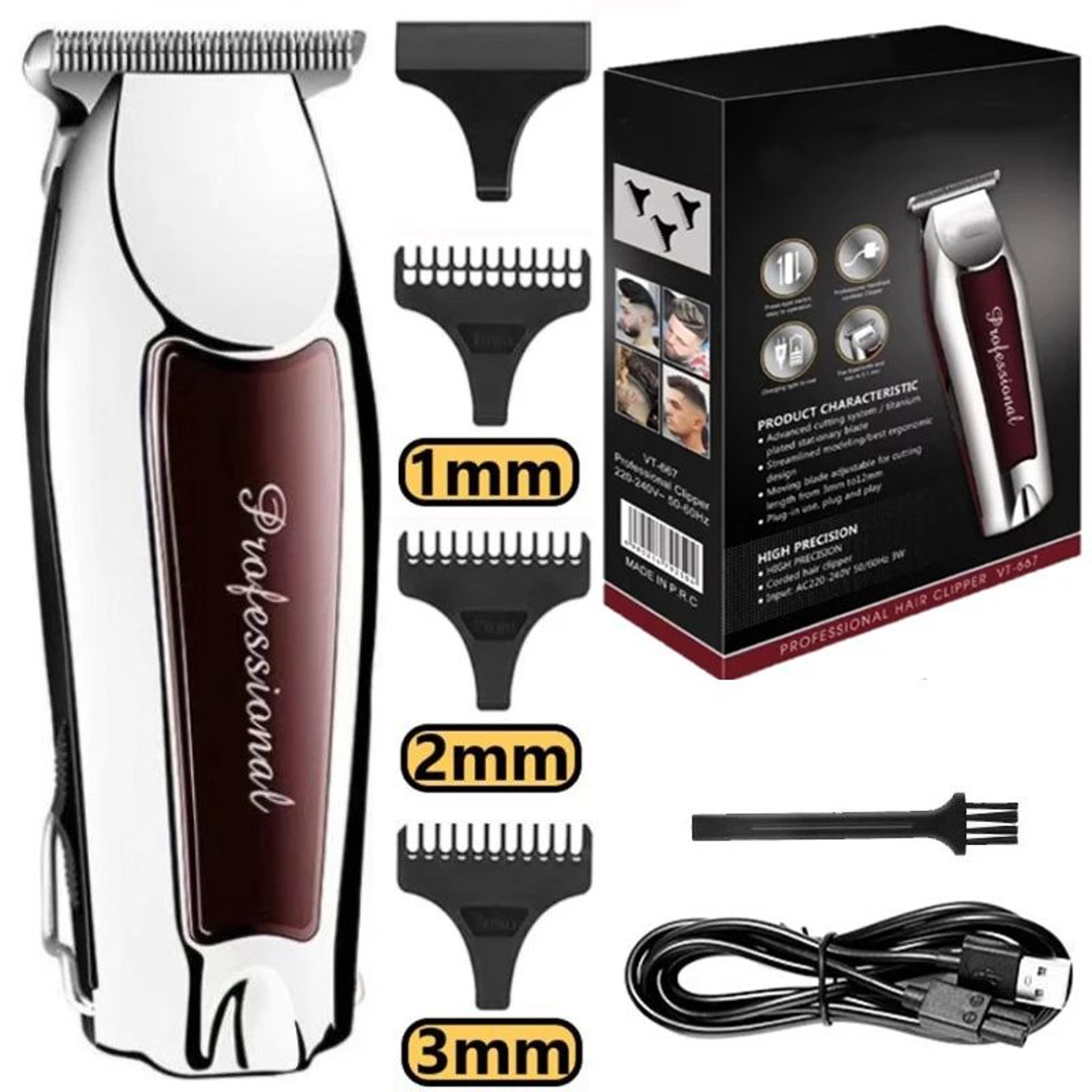 Rechargeable Cordless Hair Trimmer For Men  Professional Electric Hair Clipper  Beard Trimmer 6