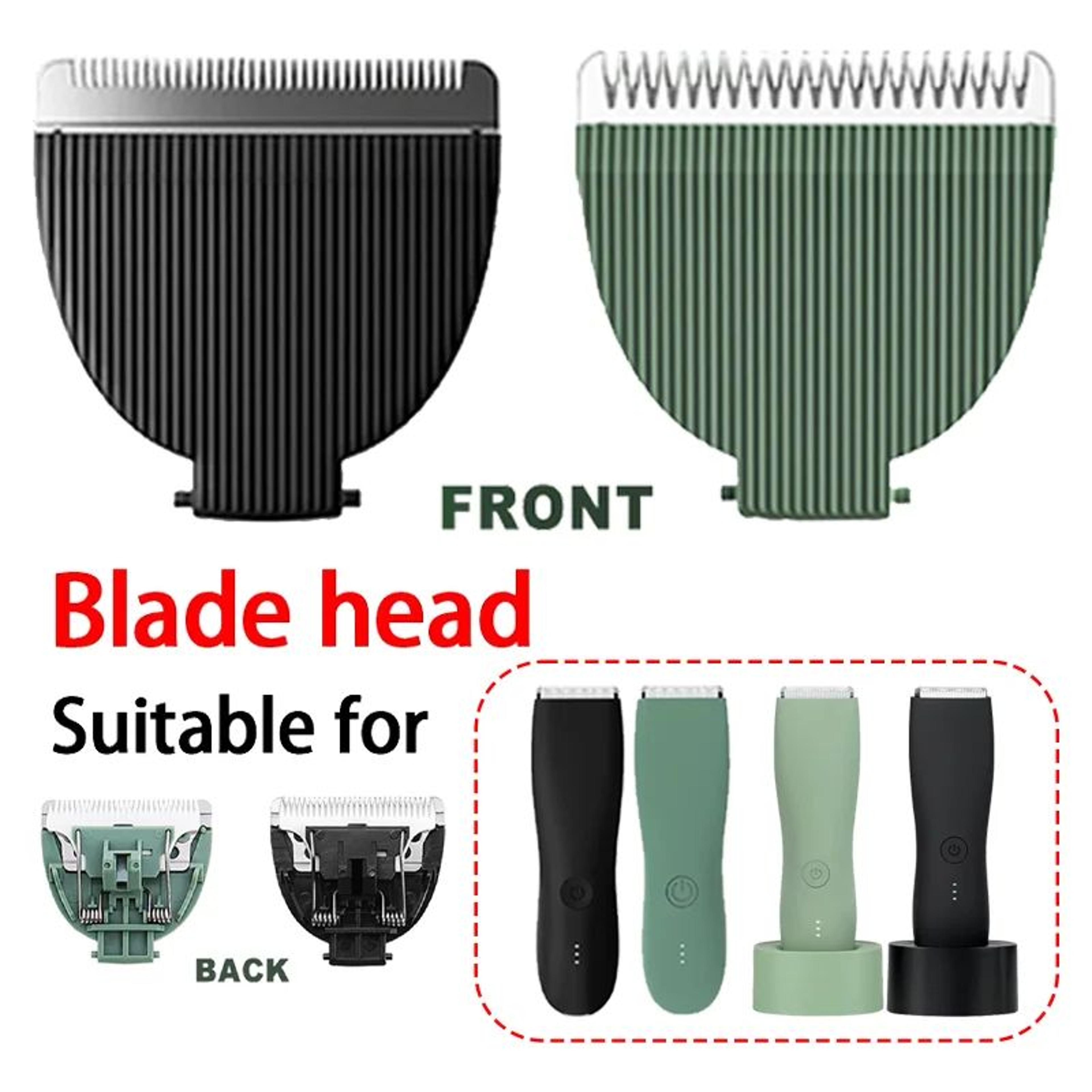 Ceramic Titanium Replacement Blade For Hair Trimmer  Universal Clipper Cutter Head  Sharp Grooming  0