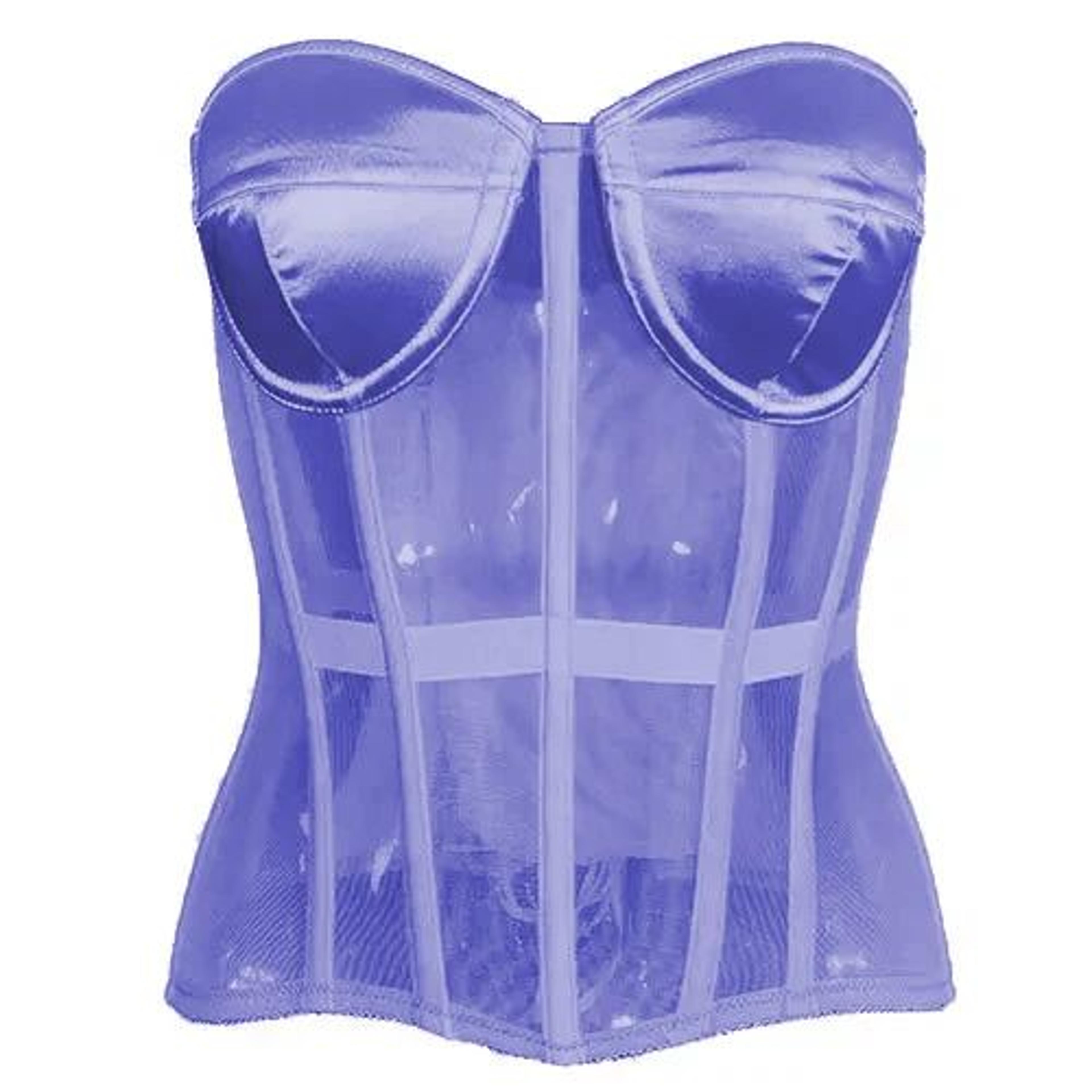 Strapless Corset Bustier For Women  Breathable Mesh Boned Bodice With Bra LaceUp Tummy Control Wais 12