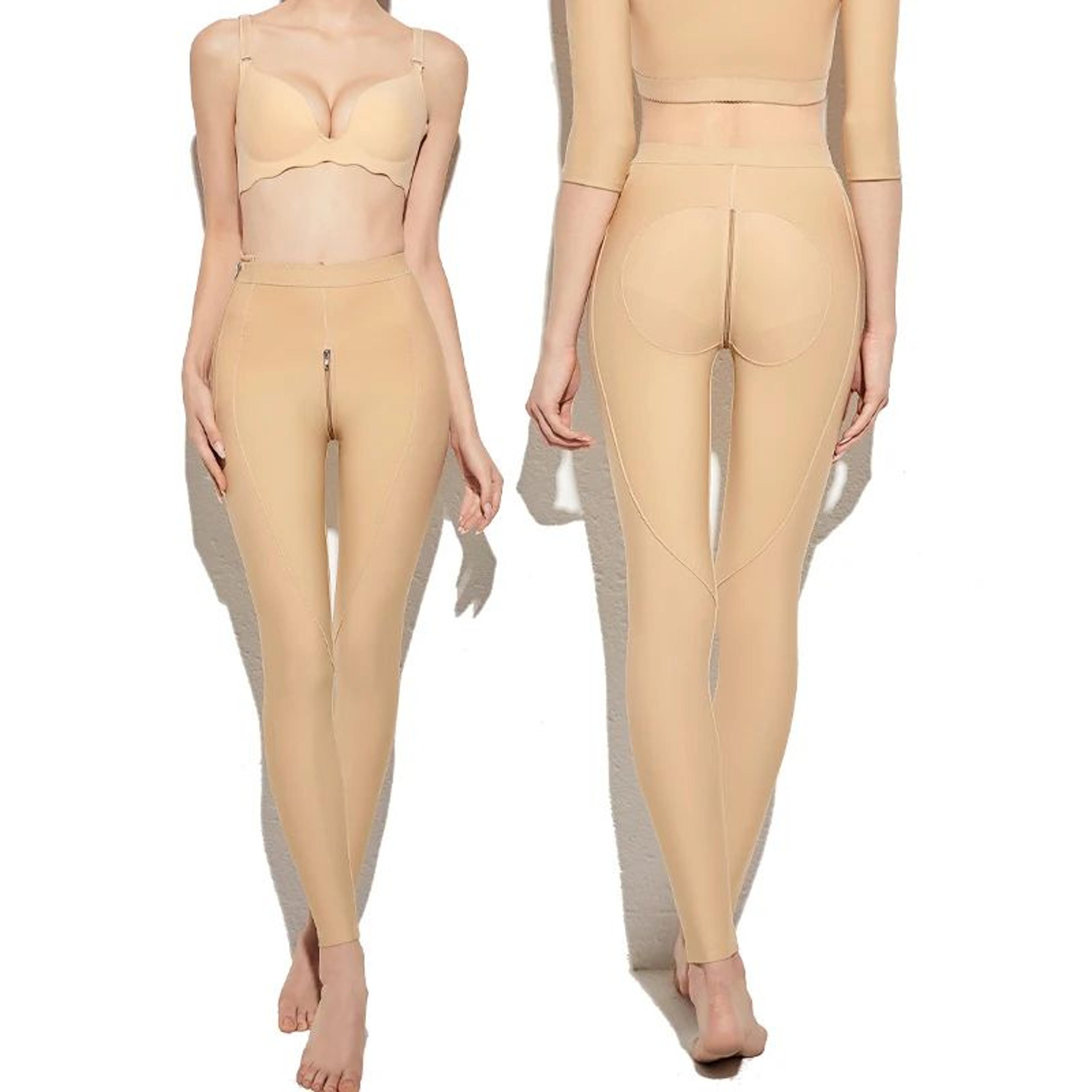 Womens PostLiposuction Compression Shapewear  Thigh  Belly Control Recovery Pants Medical Body Shap 20
