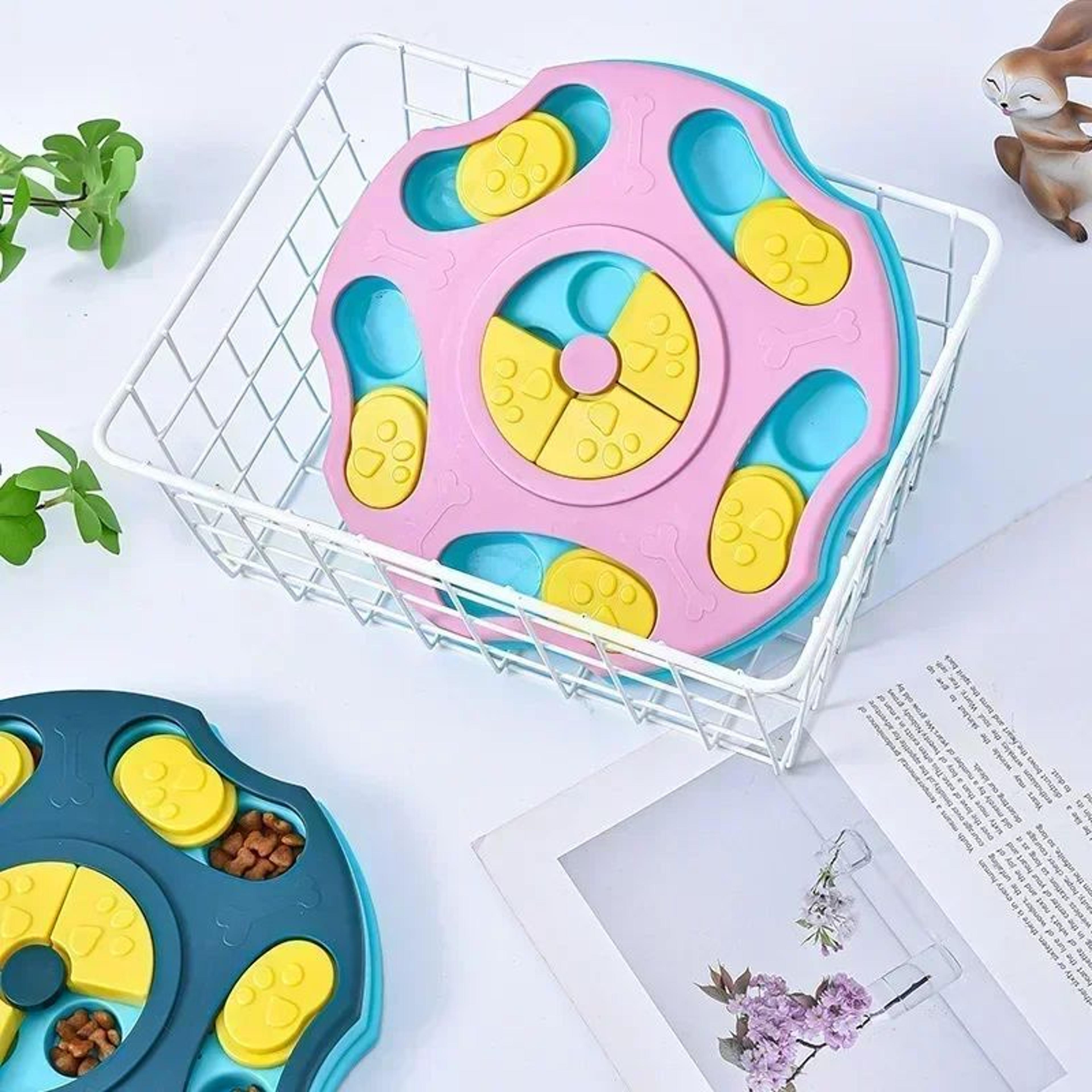 Dog And Cat IQ Training Food Dispenser  NonSlip Enrichment Toy 3