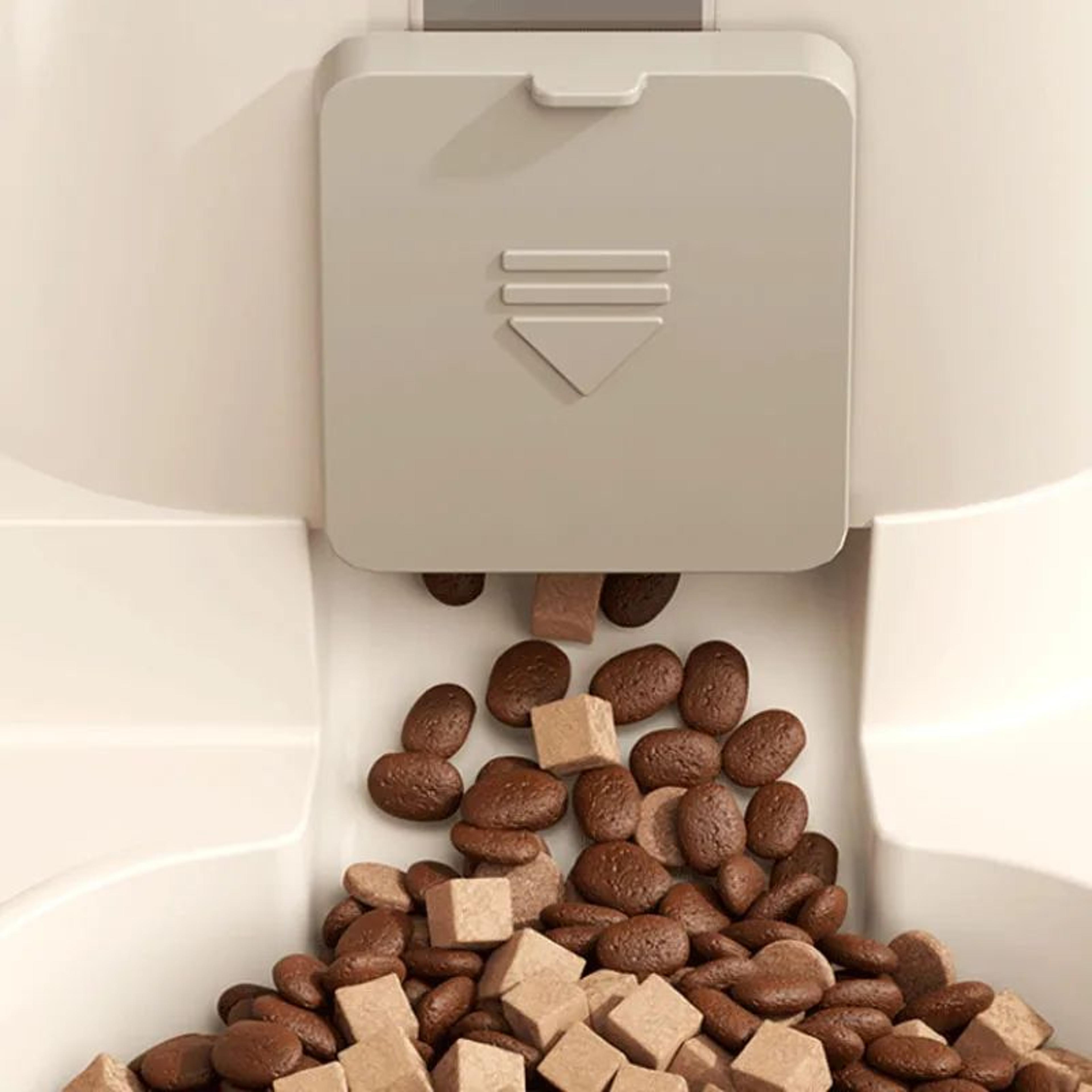 Automatic Dog Cat Feeder And Water Dispenser Set  Gravity Food Feeder And Waterer With Pet Food Bow 4