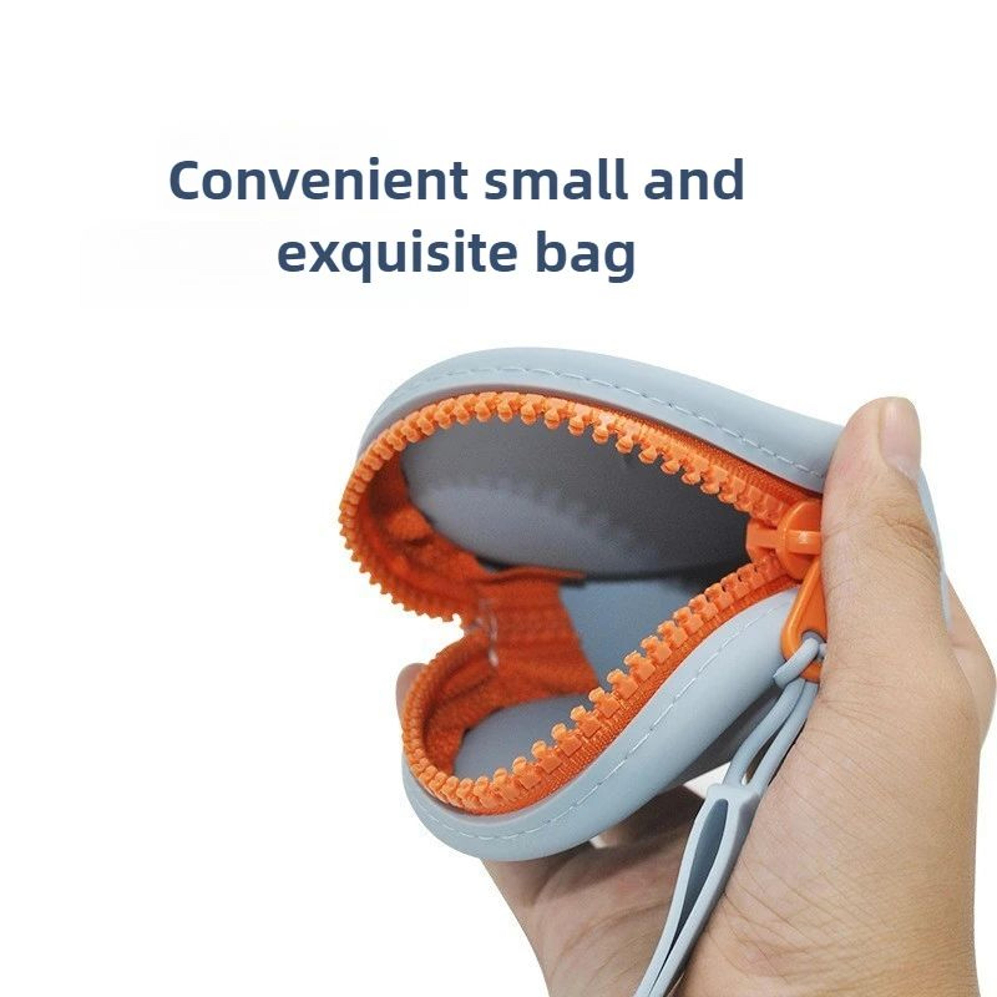 Waterproof Silicone Dog Treat Pouch  Portable Training Snack Bag For Outdoor Walking  Reward Traini 3