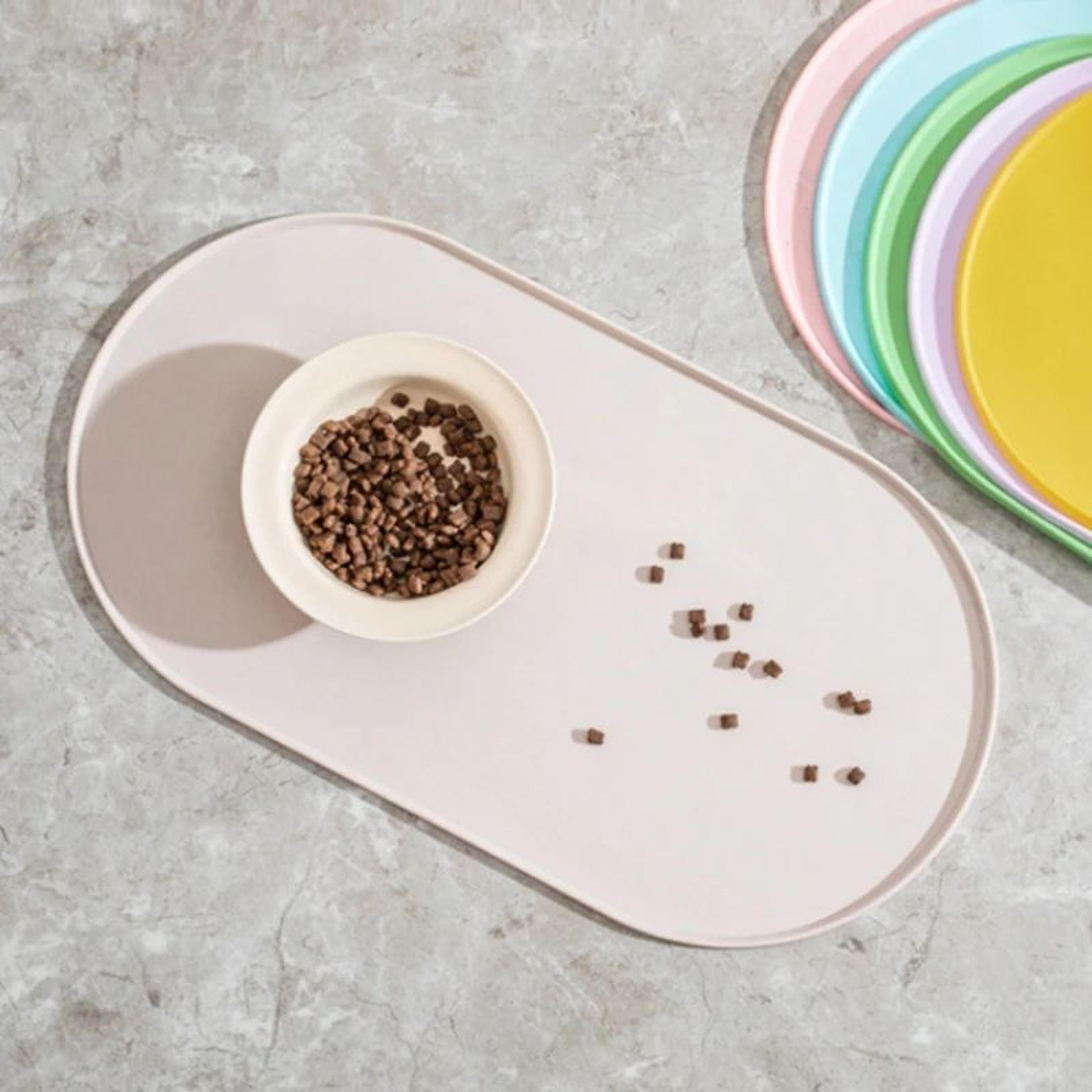 NonSlip Waterproof Pet Feeding Mat  EasyClean Food  Water Bowl Mat For Cats Dogs  MultiPet Homes 0