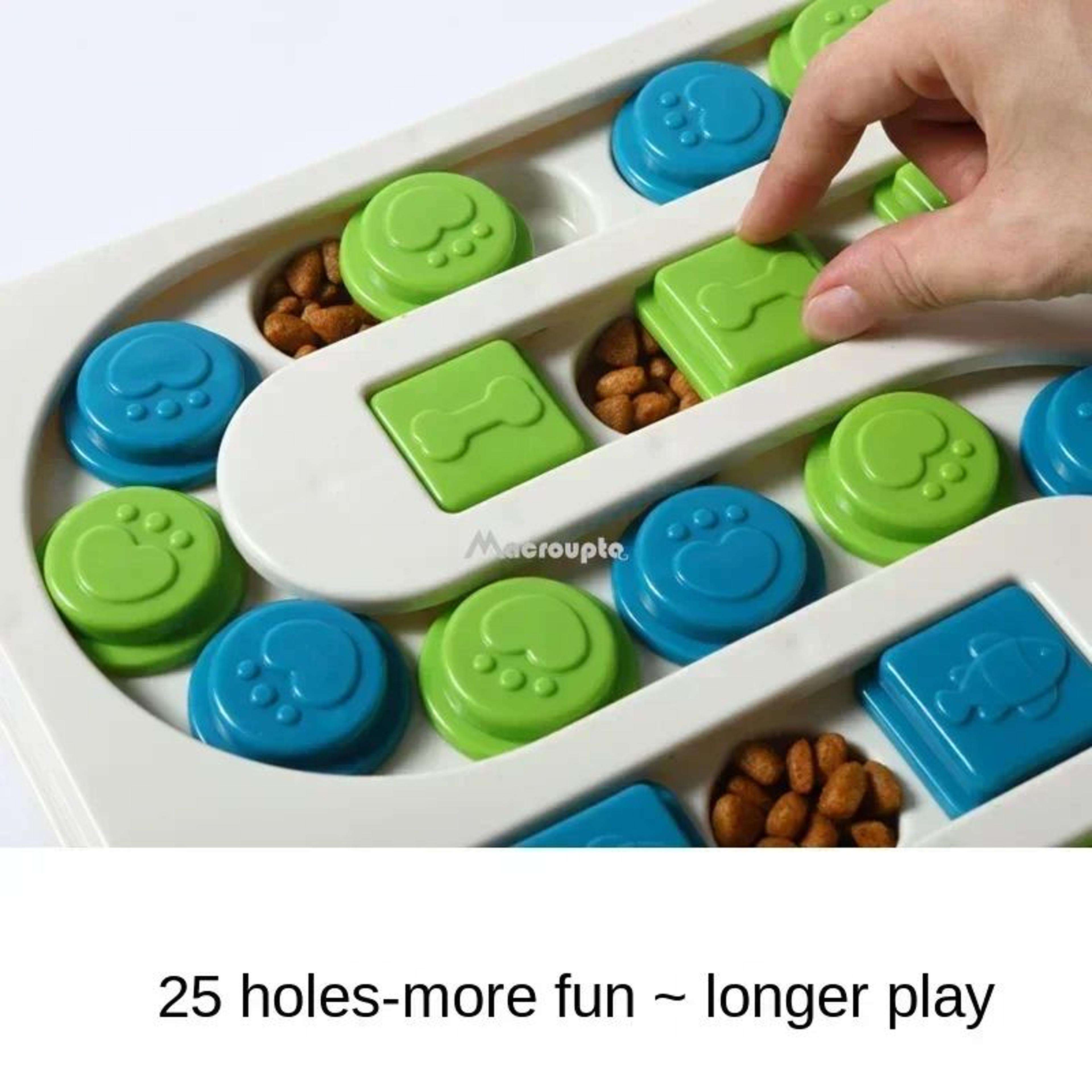 Interactive Dog Puzzle Slow Feeder Bowl  NonSlip Food Dispenser Toy For Puppy IQ Training  Healthy  1
