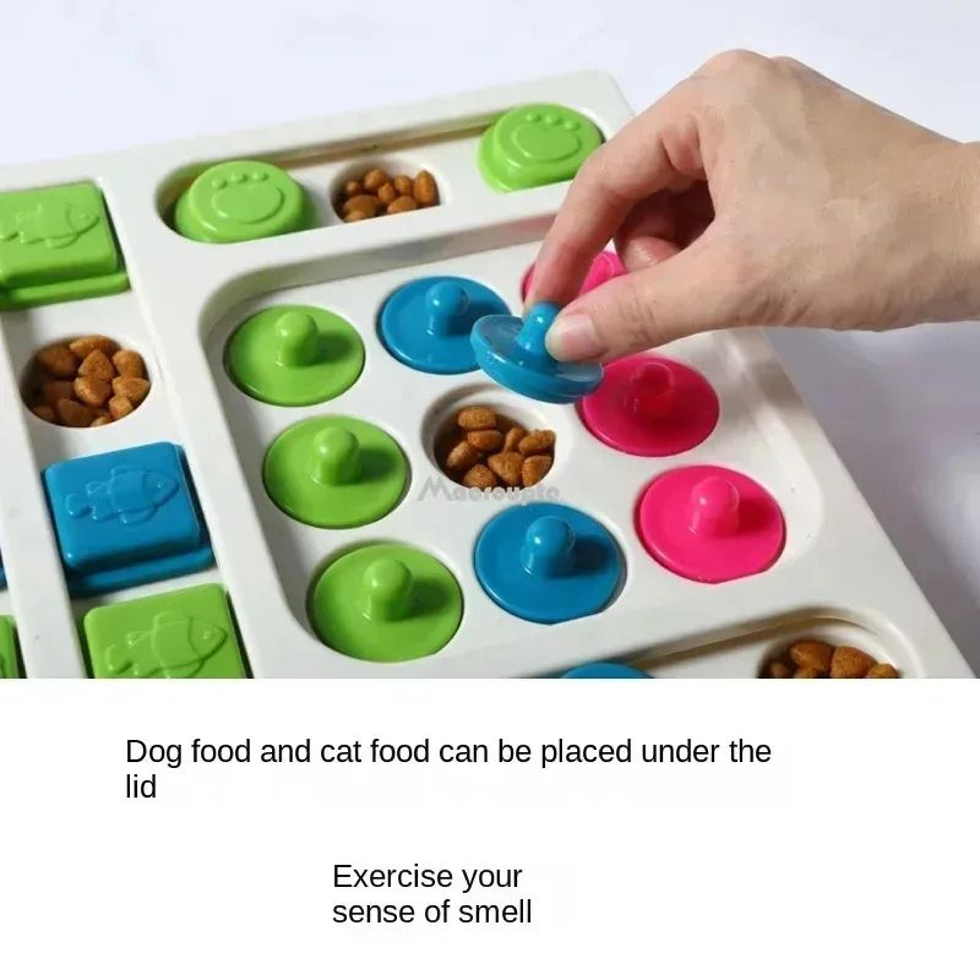 Interactive Dog Puzzle Slow Feeder Bowl  NonSlip Food Dispenser Toy For Puppy IQ Training  Healthy  2