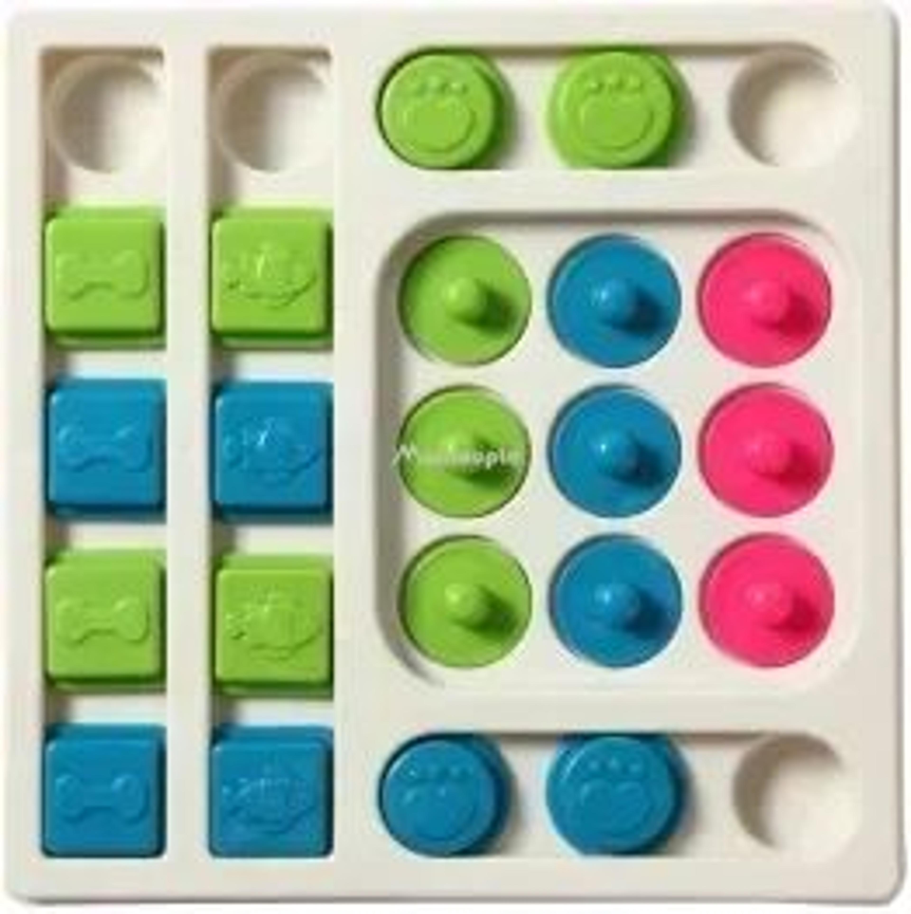Interactive Dog Puzzle Slow Feeder Bowl  NonSlip Food Dispenser Toy For Puppy IQ Training  Healthy  11