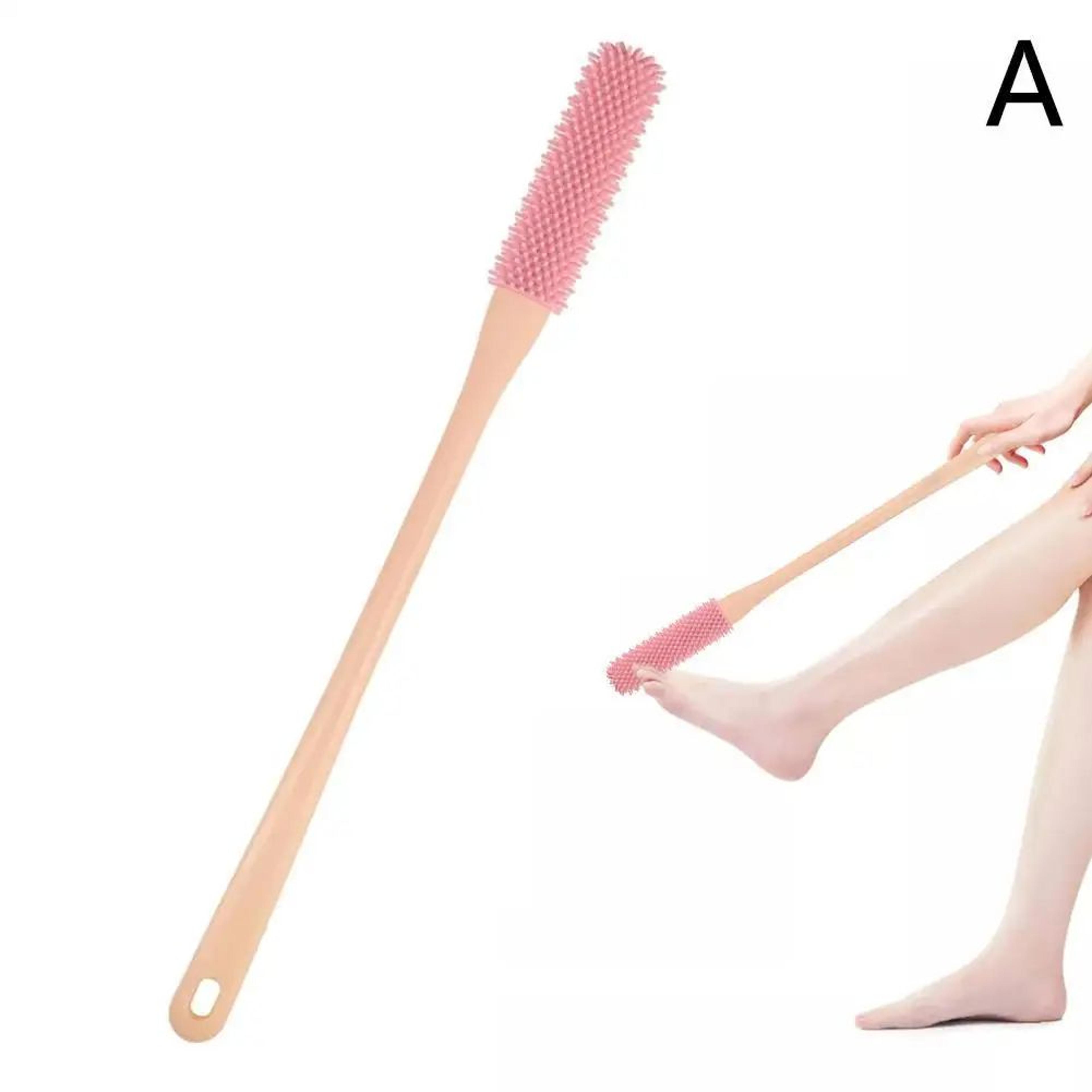Long Handle Toe Cleaning Brush  Silicone Foot Scrubber For Shower BetweenToes Cleaner For Seniors A 6