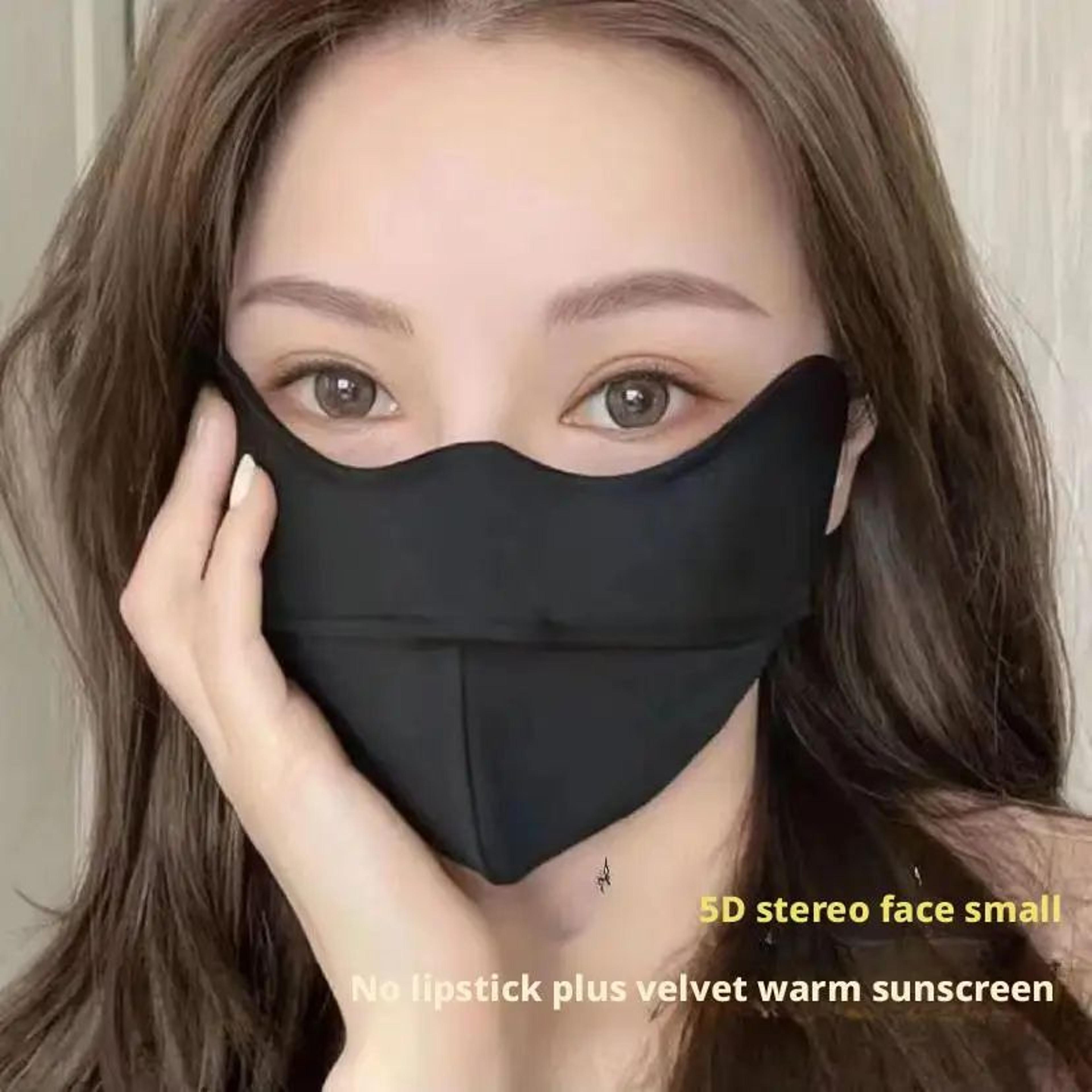 Unisex Winter Windproof Thermal Fleece Face Mask  Warm EarHanging Reusable Cover For Cycling  Outdo 2