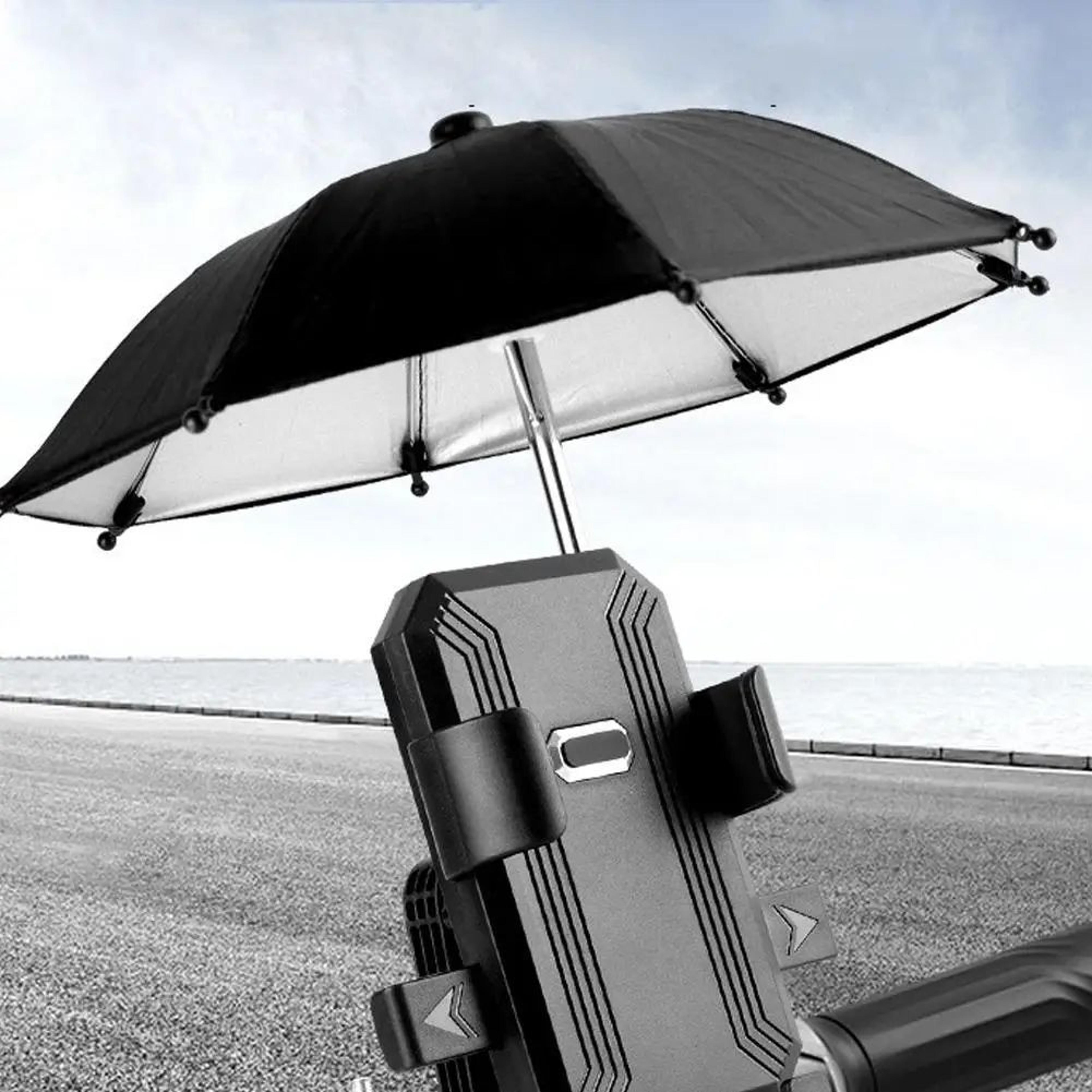 Portable Mini Umbrella Phone Stand  Waterproof Sun  Rain Shade Holder For Smartphones Universal Out 0