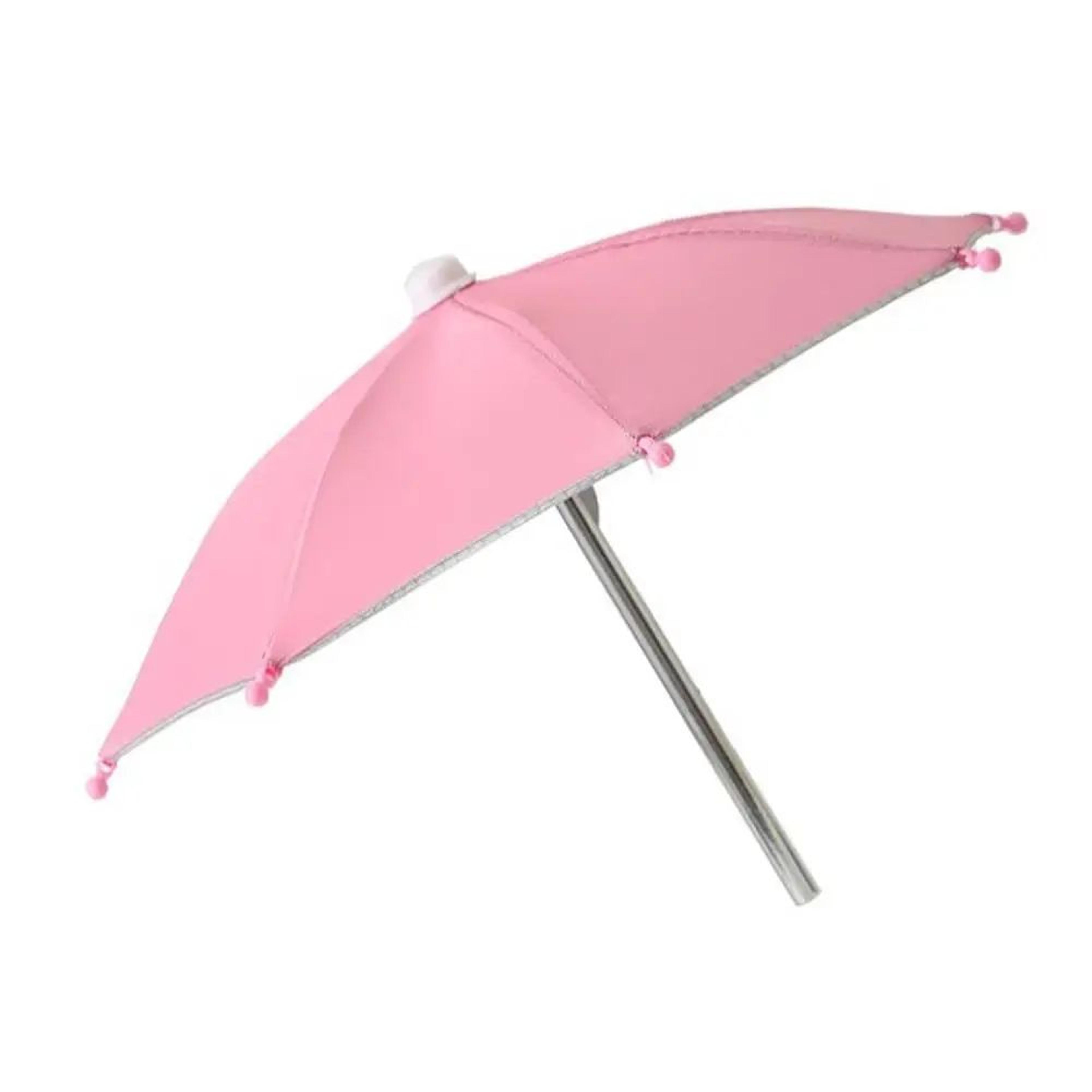 Portable Mini Umbrella Phone Stand  Waterproof Sun  Rain Shade Holder For Smartphones Universal Out 8